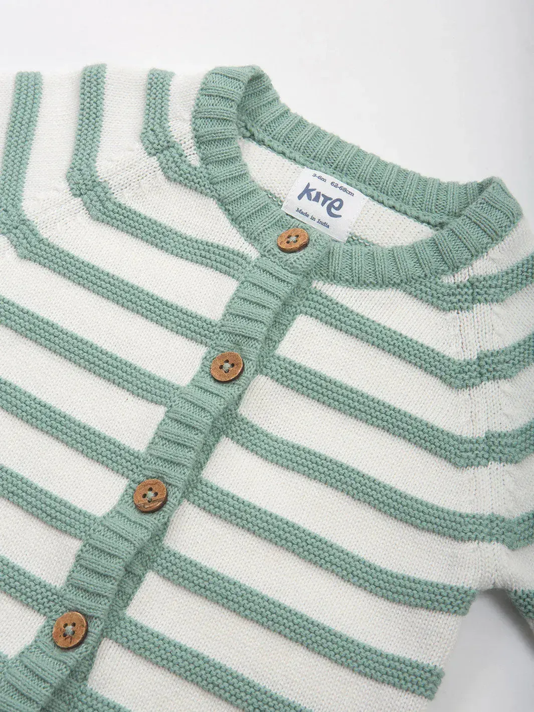 Kite My First Cardi Soft Spruce