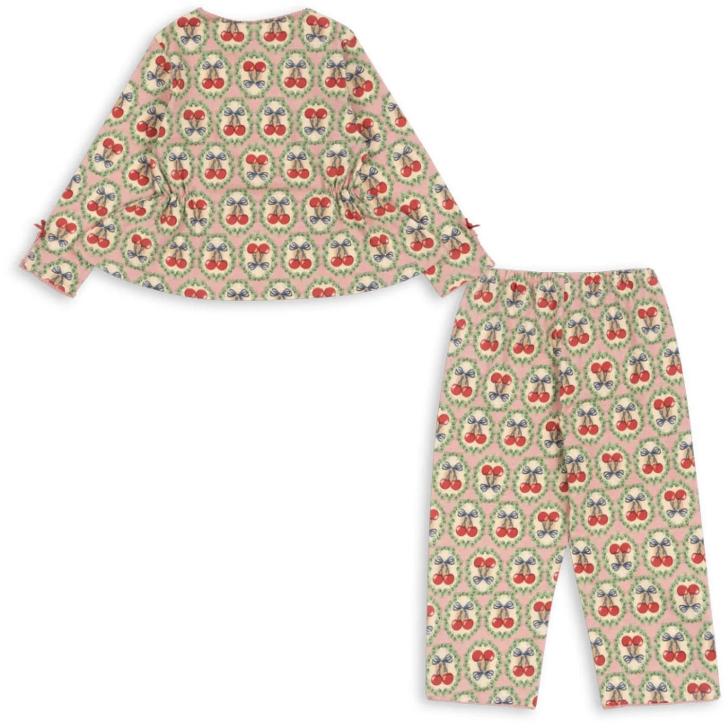 Konges Sljd Cherry Bow Drey Set Gots
