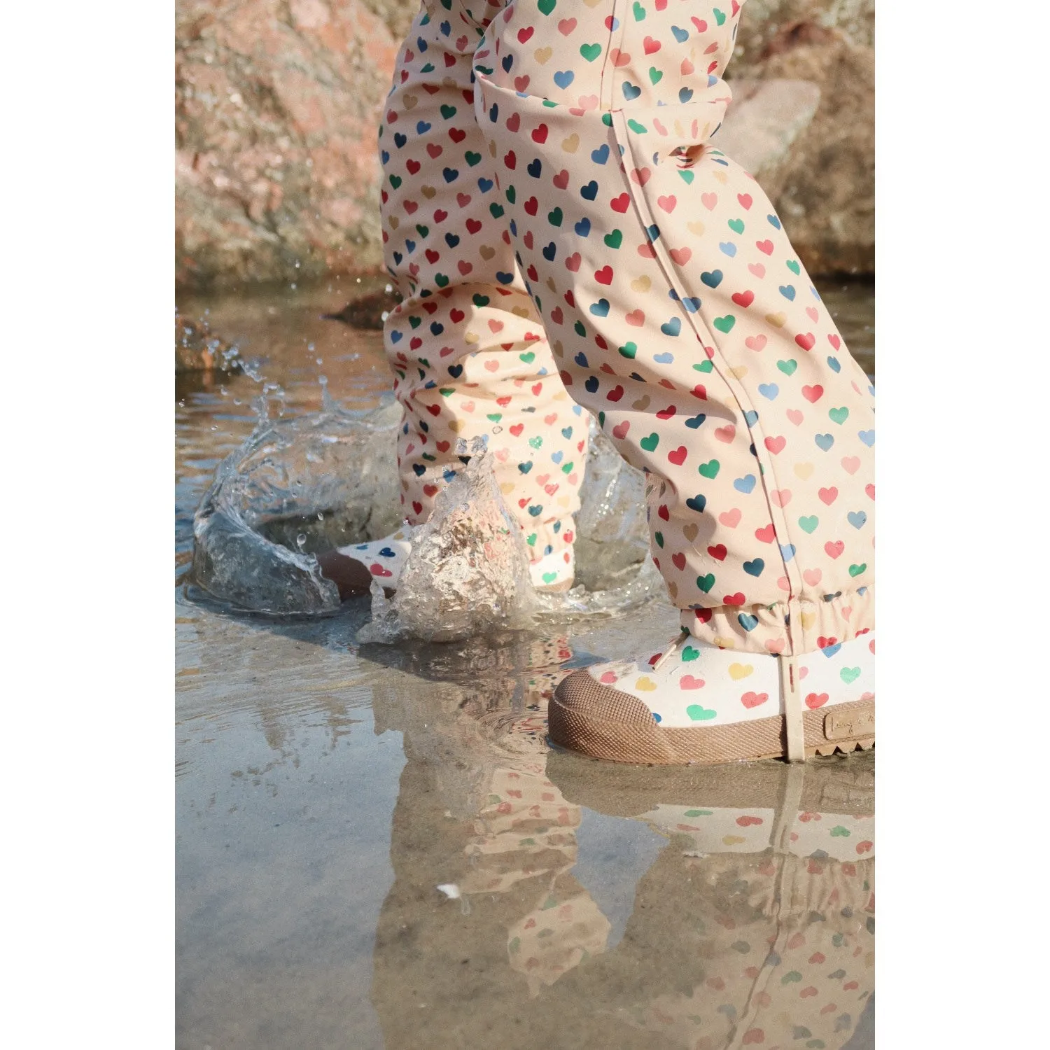 Konges Sljd Coeur Color Frappe Rain Snowsuit