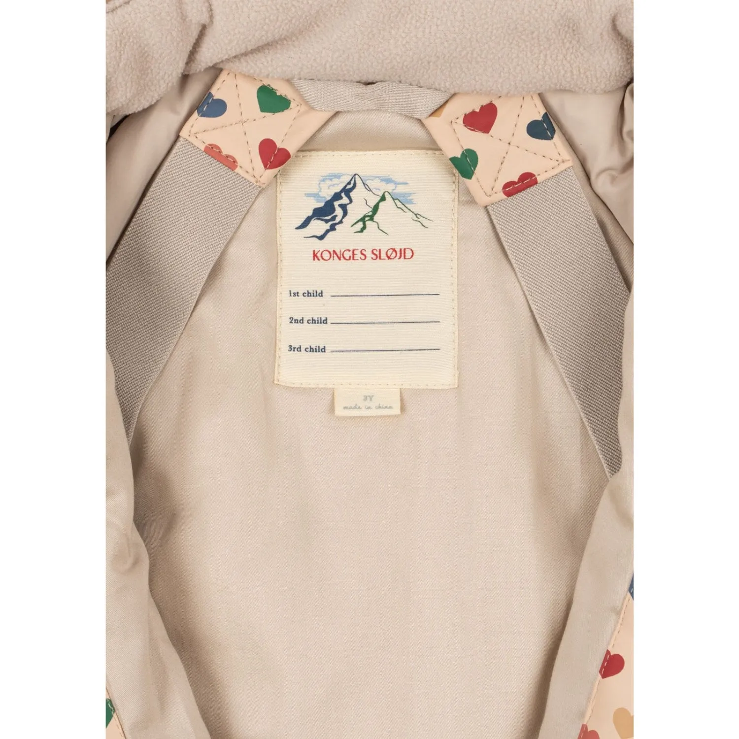 Konges Sljd Coeur Color Frappe Rain Snowsuit