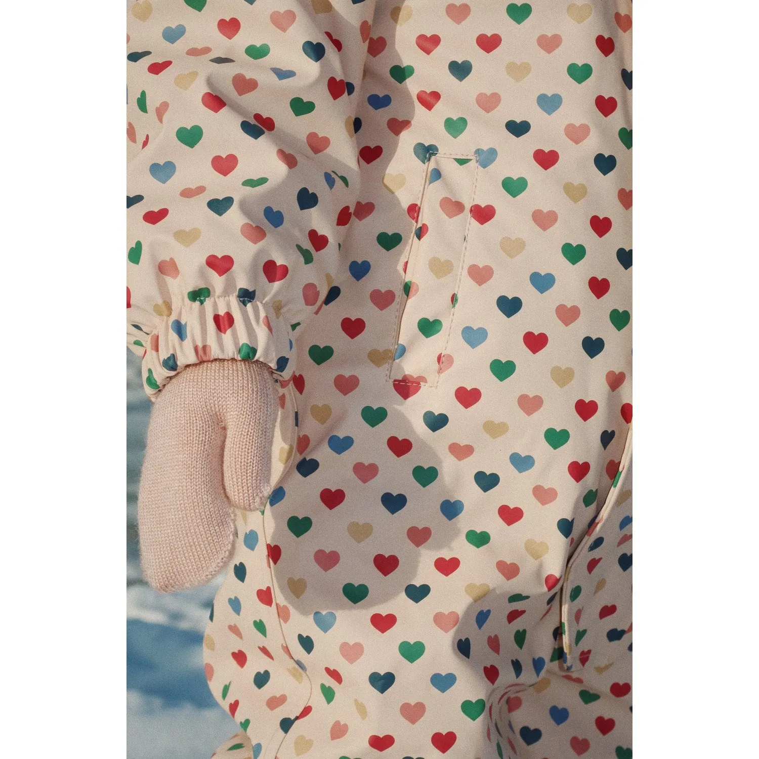 Konges Sljd Coeur Color Frappe Rain Snowsuit