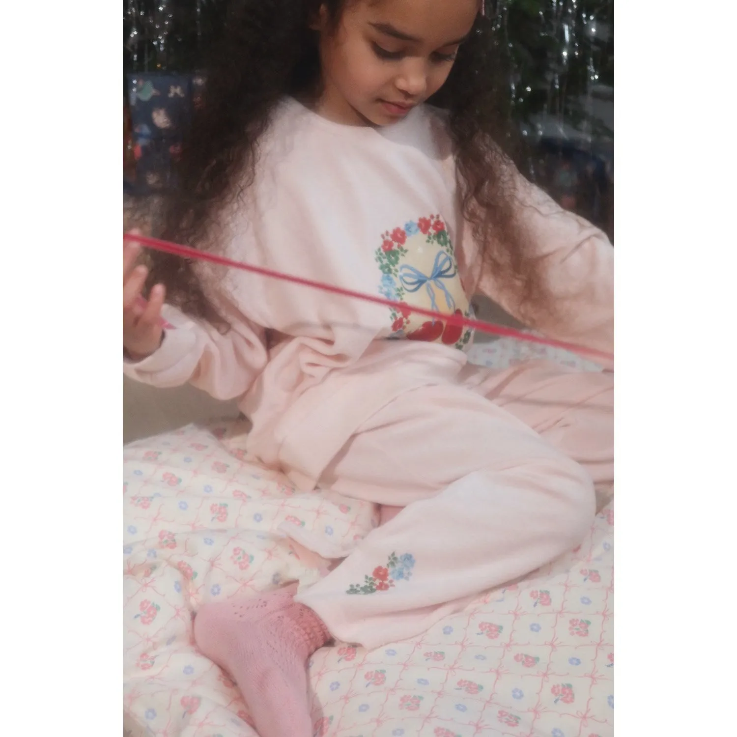 Konges Sljd Creole Pink Velou Pants Gots