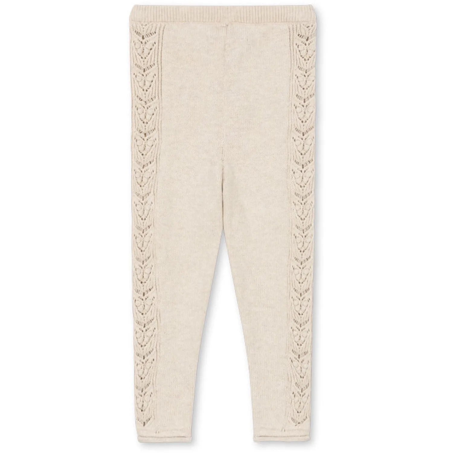 Konges Sljd Off White Melange Cabby Knit Pants