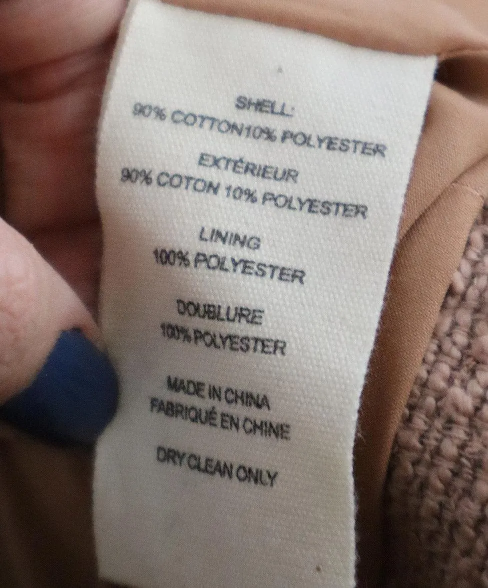 L'Agence Pale Pink Tweed Blazer sz 6