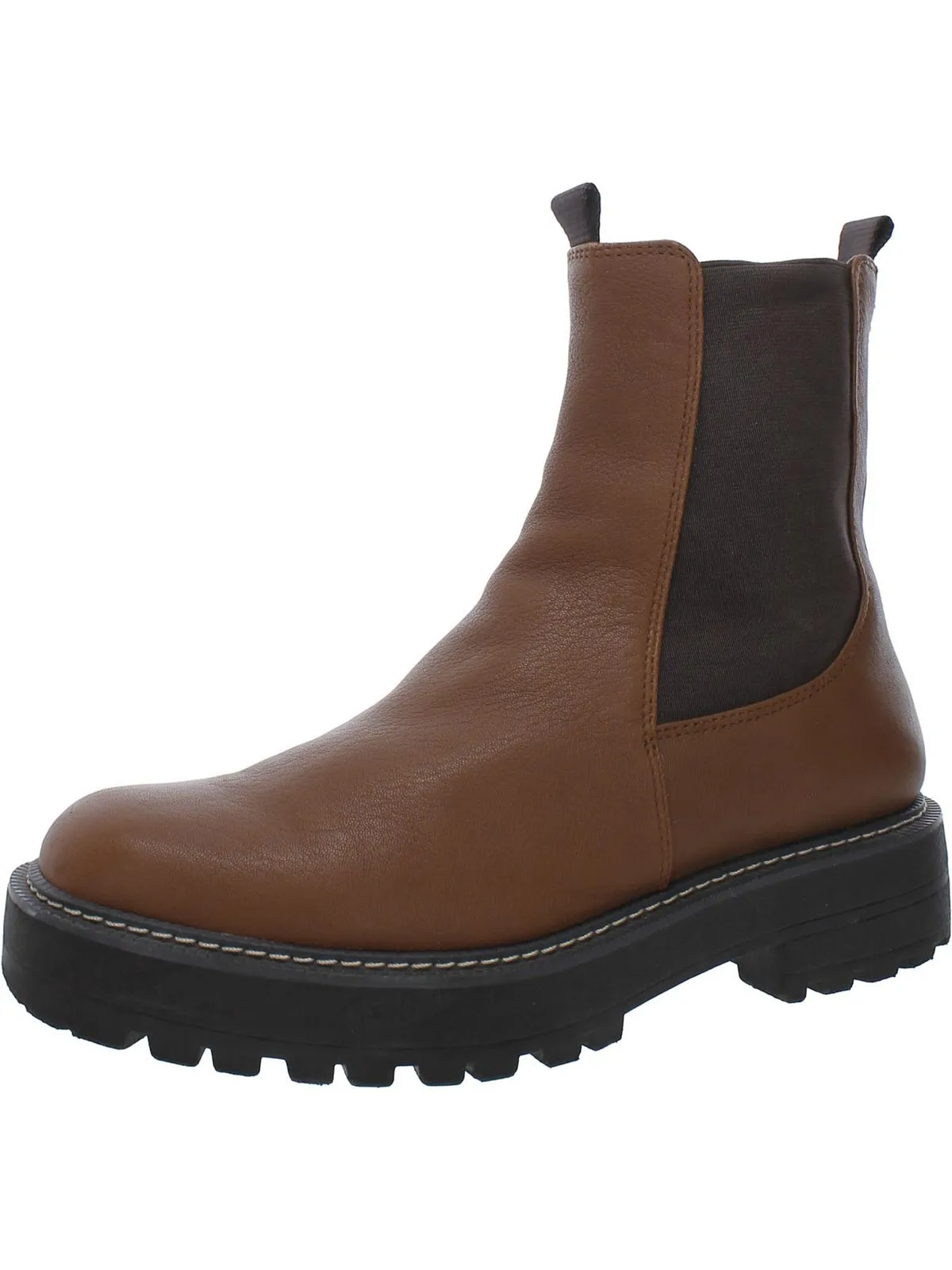 Laguna  Womens Lugged Sole Ankle Chelsea Boots