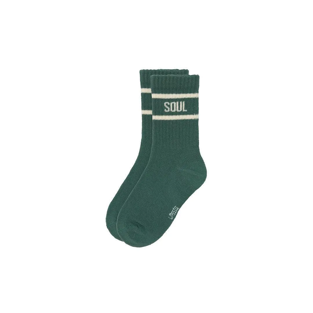 Lassig Tennis Socks - 3 Pack - Light Blue - Dark Green