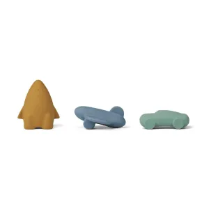 Liewood Jacob Bath Toys - 3 Pack - Blue Multi Mix