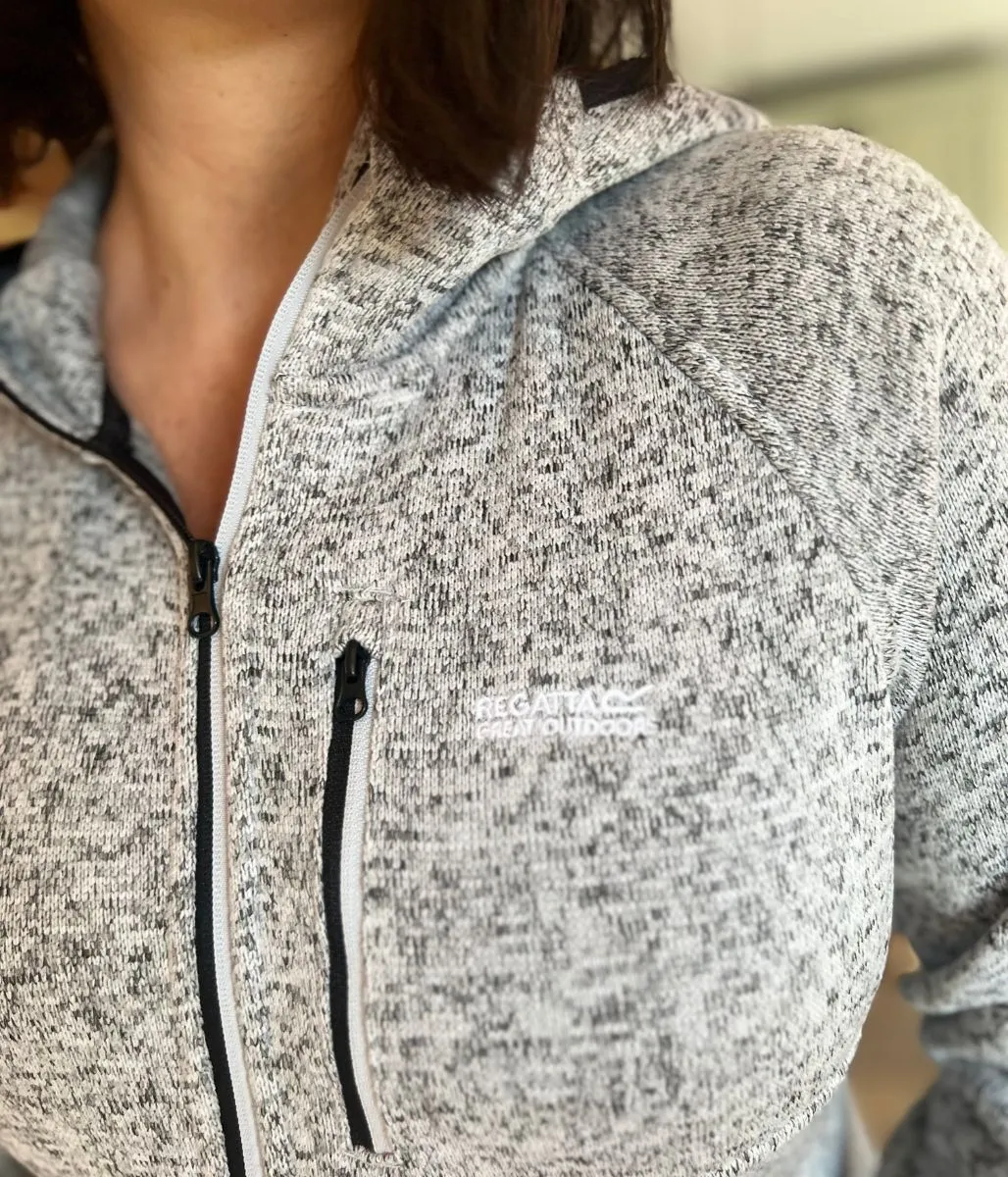 Light Grey Newhill Hooded Full Zip Fleece