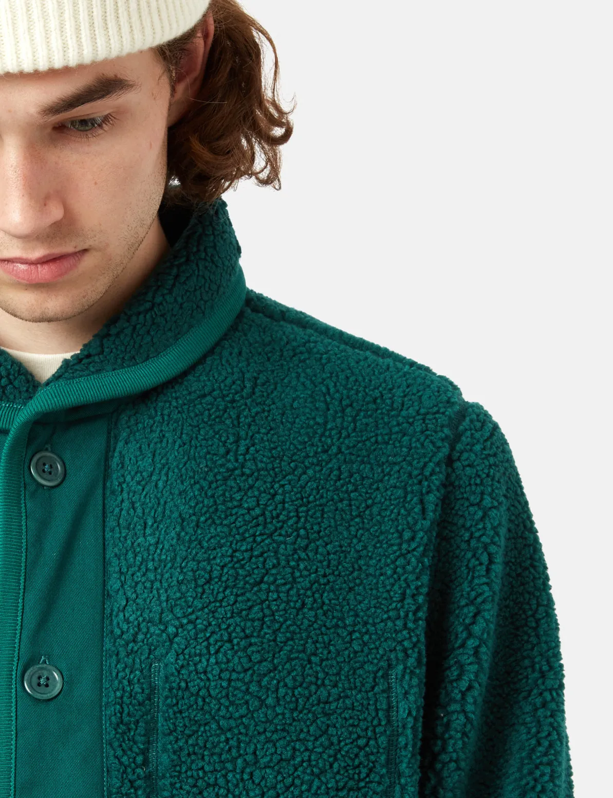 Limited Edition Bhode Shawl Collar Fleece - Bottle Green  Stylish & Comfortable