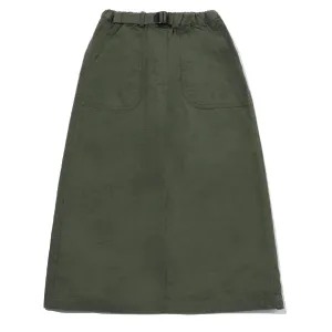 Limited Edition Kappy Womens Cotton Fatigue Skirt Khaki  Stylish & Comfortable