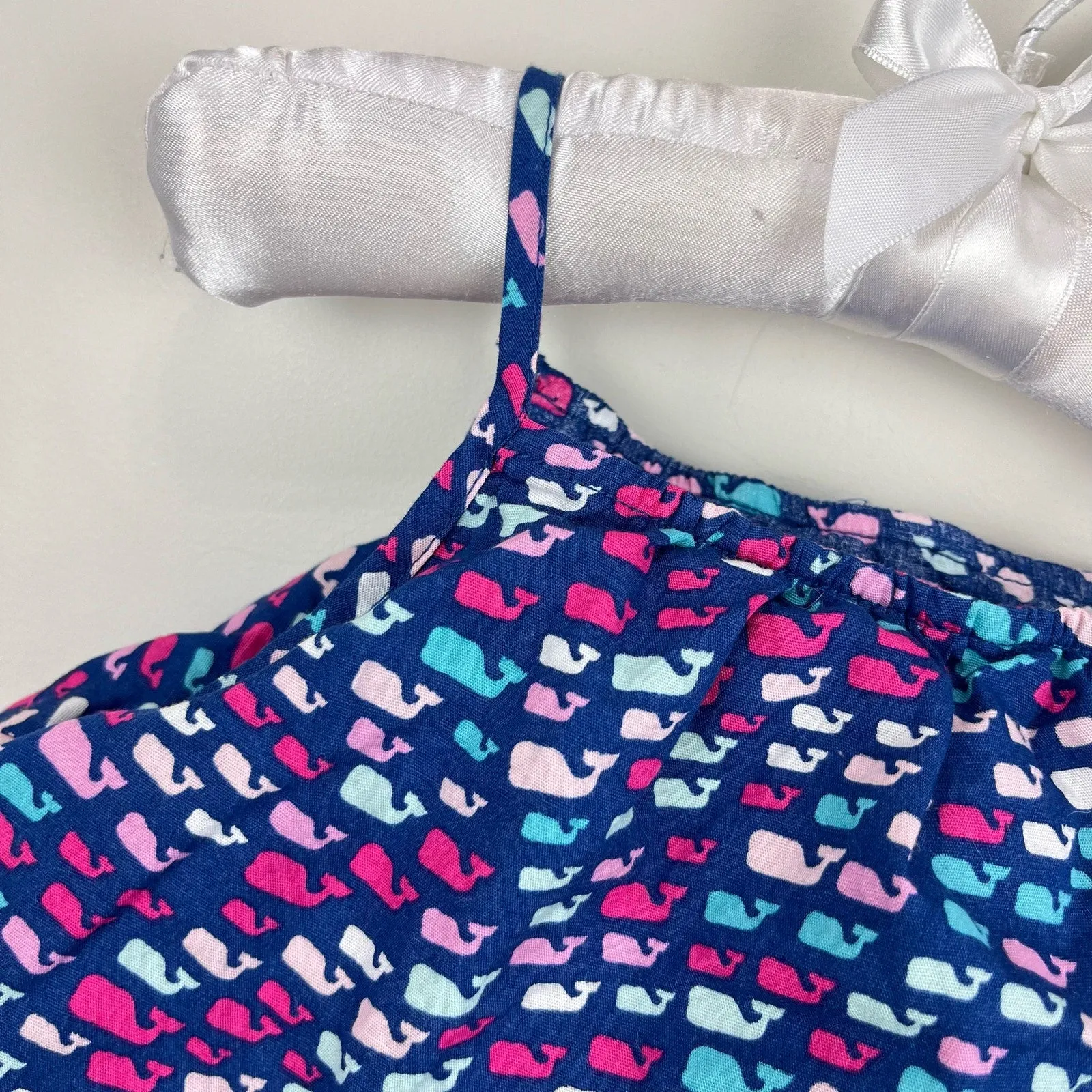 Limited Edition Vineyard Vines Ruffle Whale Romper 3-6 Months  Today Only!