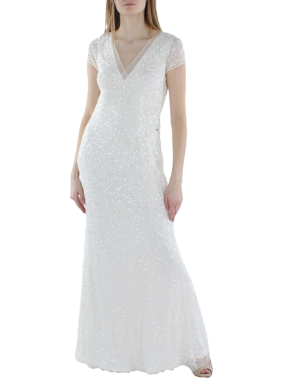 Limited Edition Womens Beaded Mermaid Evening Dress  Going Fast!