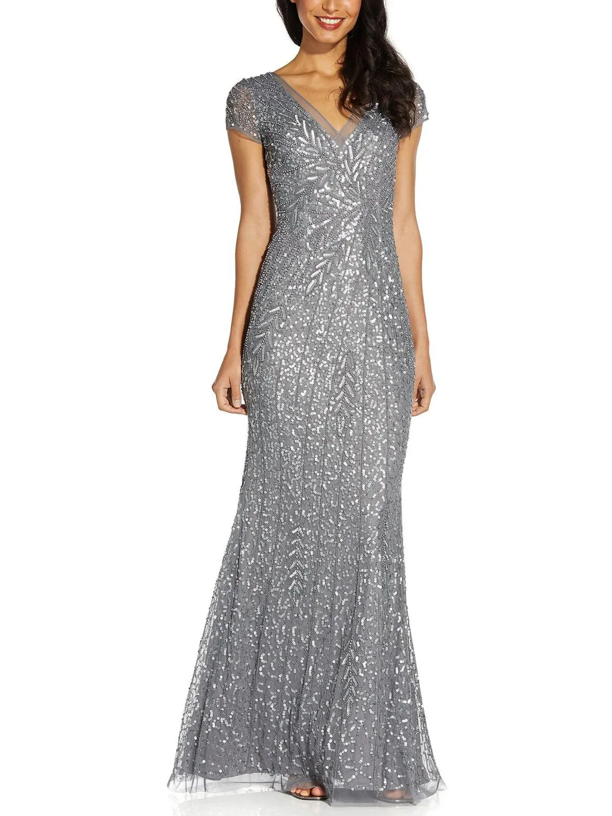 Limited Edition Womens Beaded Mermaid Evening Dress  Going Fast!