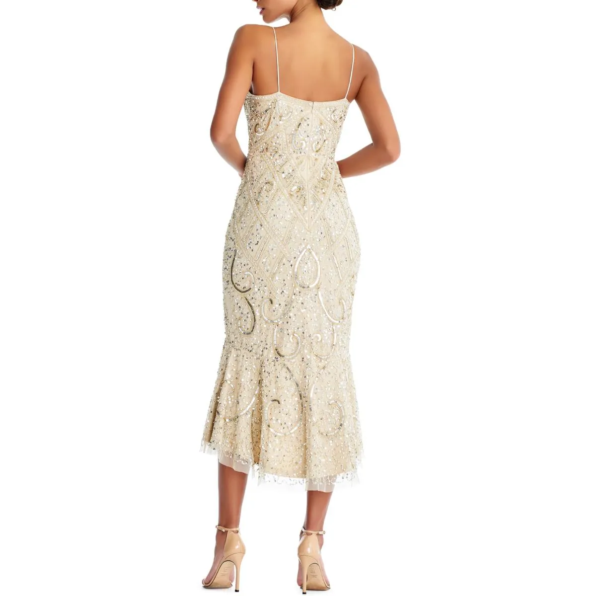 Limited Edition Womens Embellished Trumpet Evening Dress  Ends Soon!