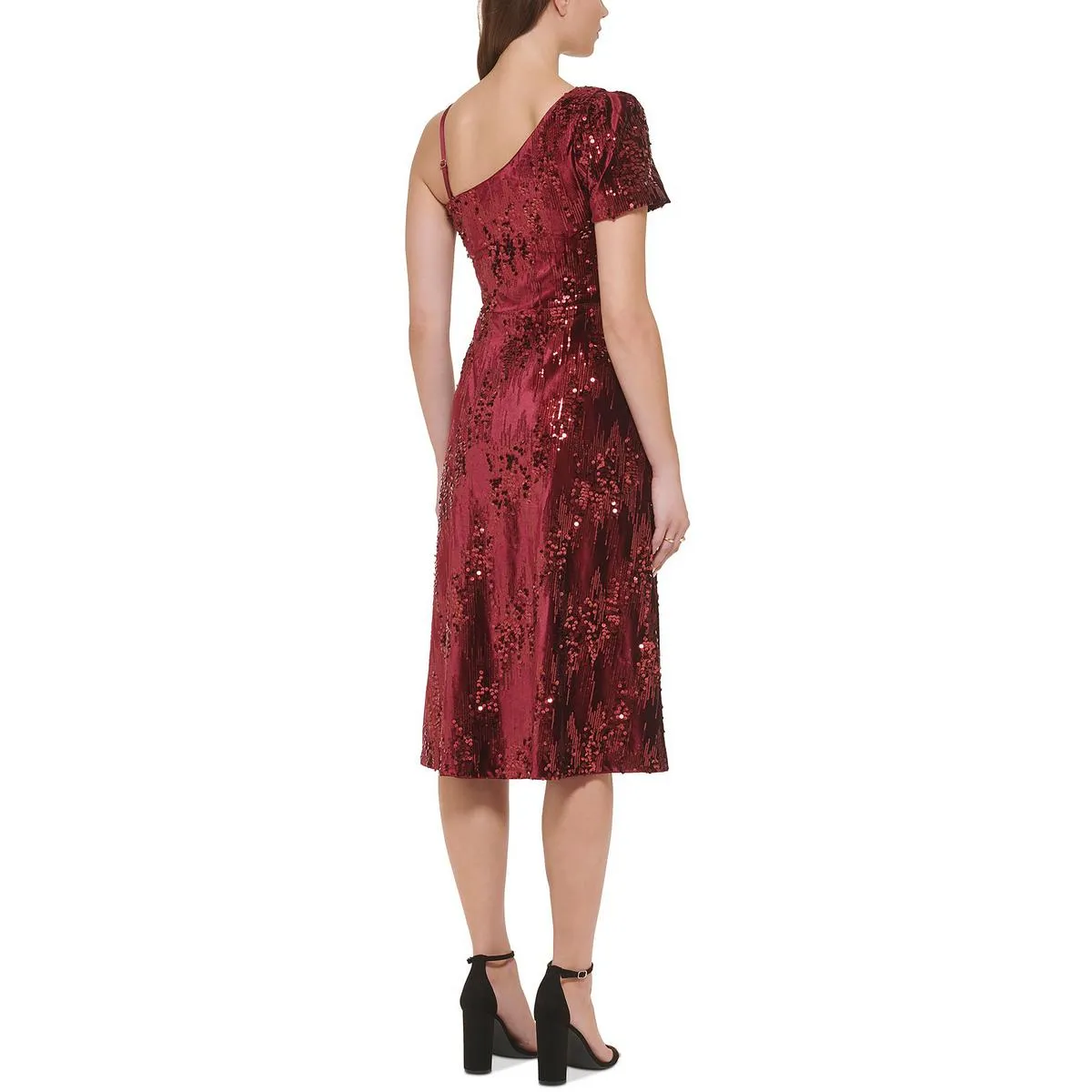 Limited Edition Womens Sequin Midi Fit & Flare Dress  Ends Soon!