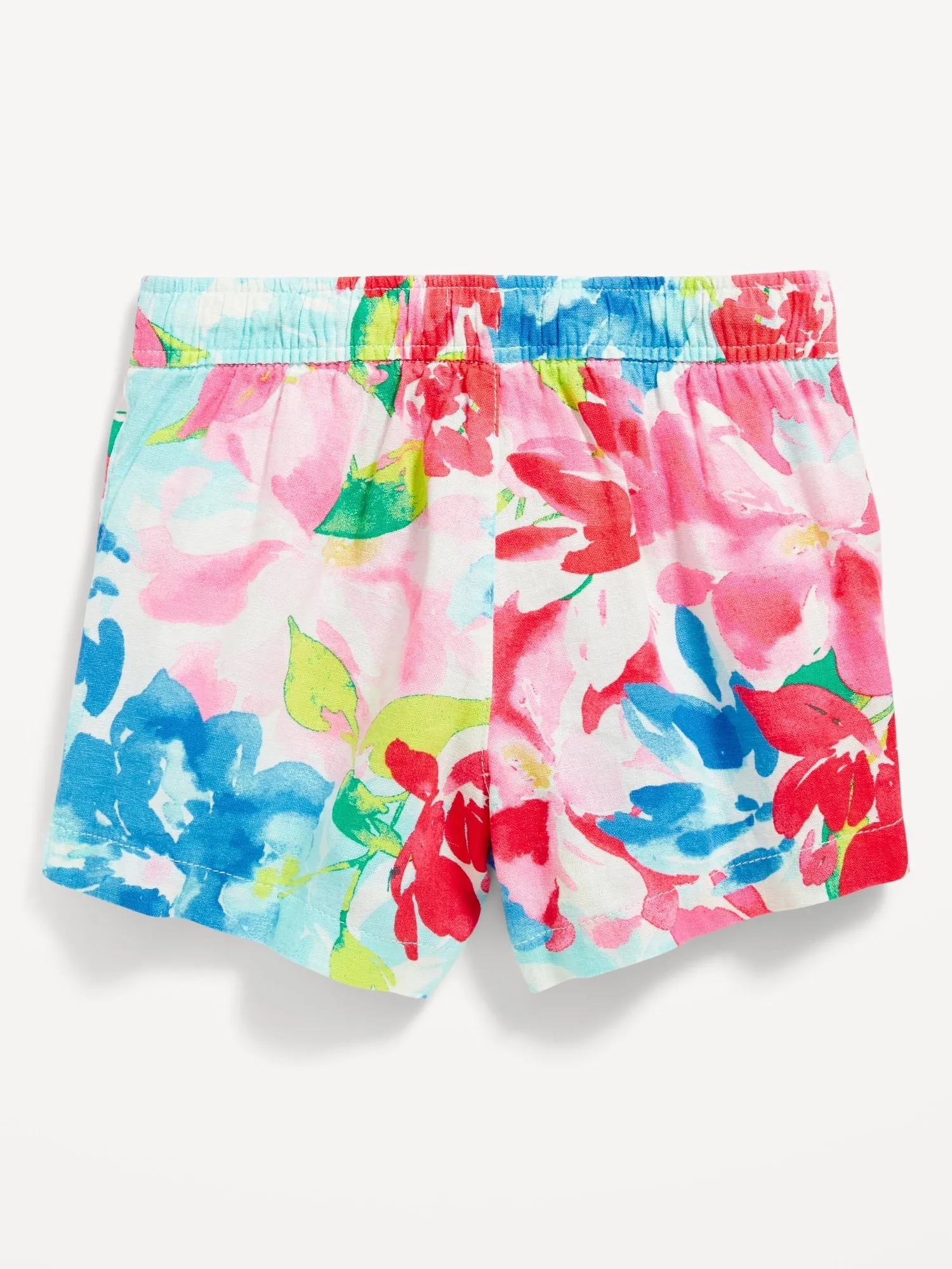 Linen-Blend Drawstring Shorts for Girls