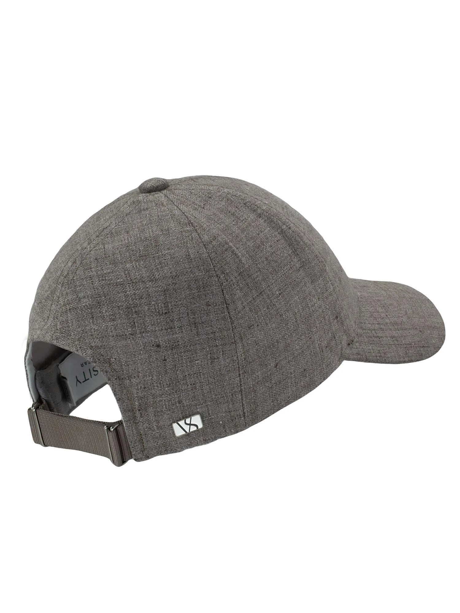 Linen Structured Cap Argent Khaki