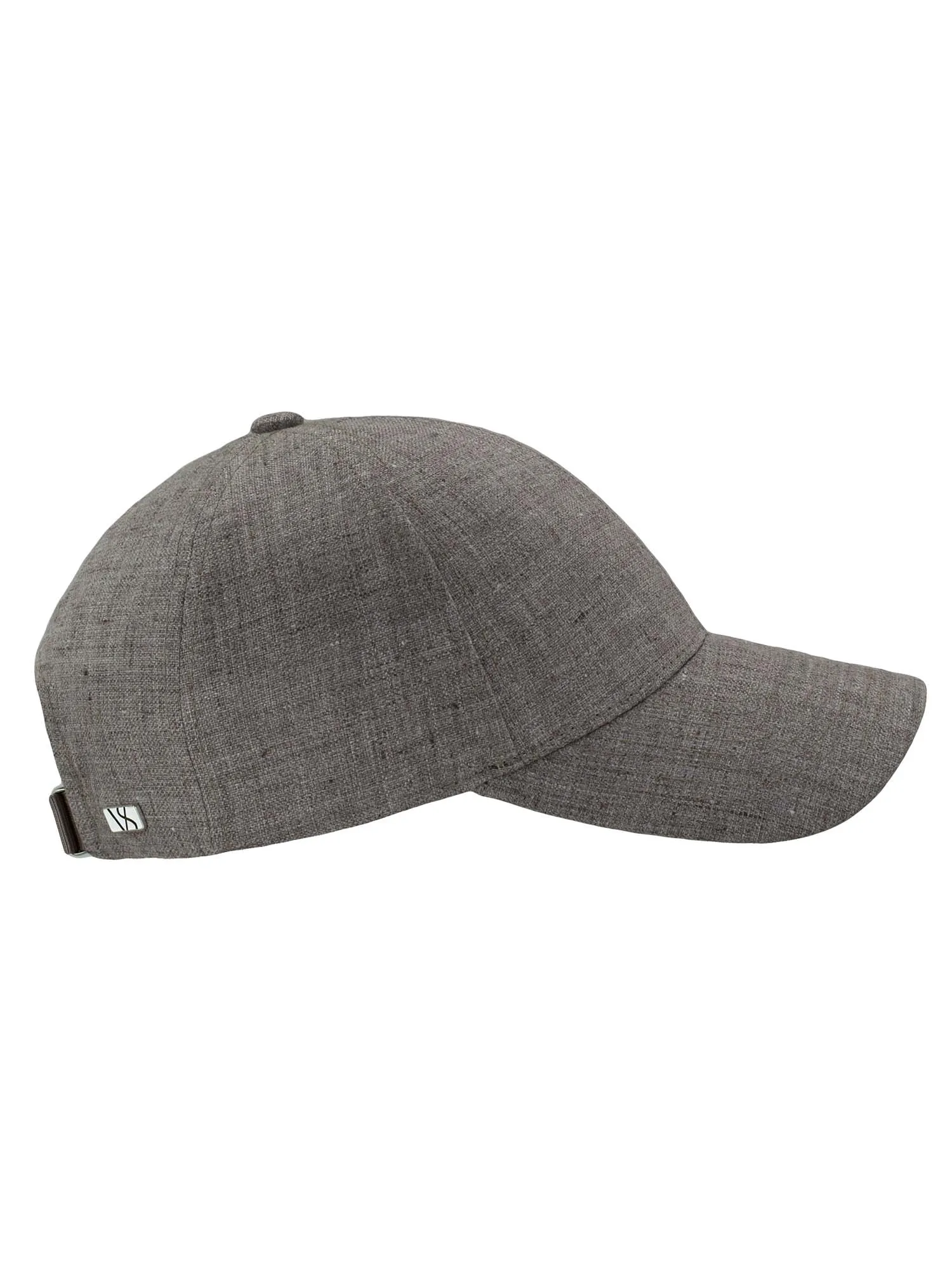 Linen Structured Cap Argent Khaki