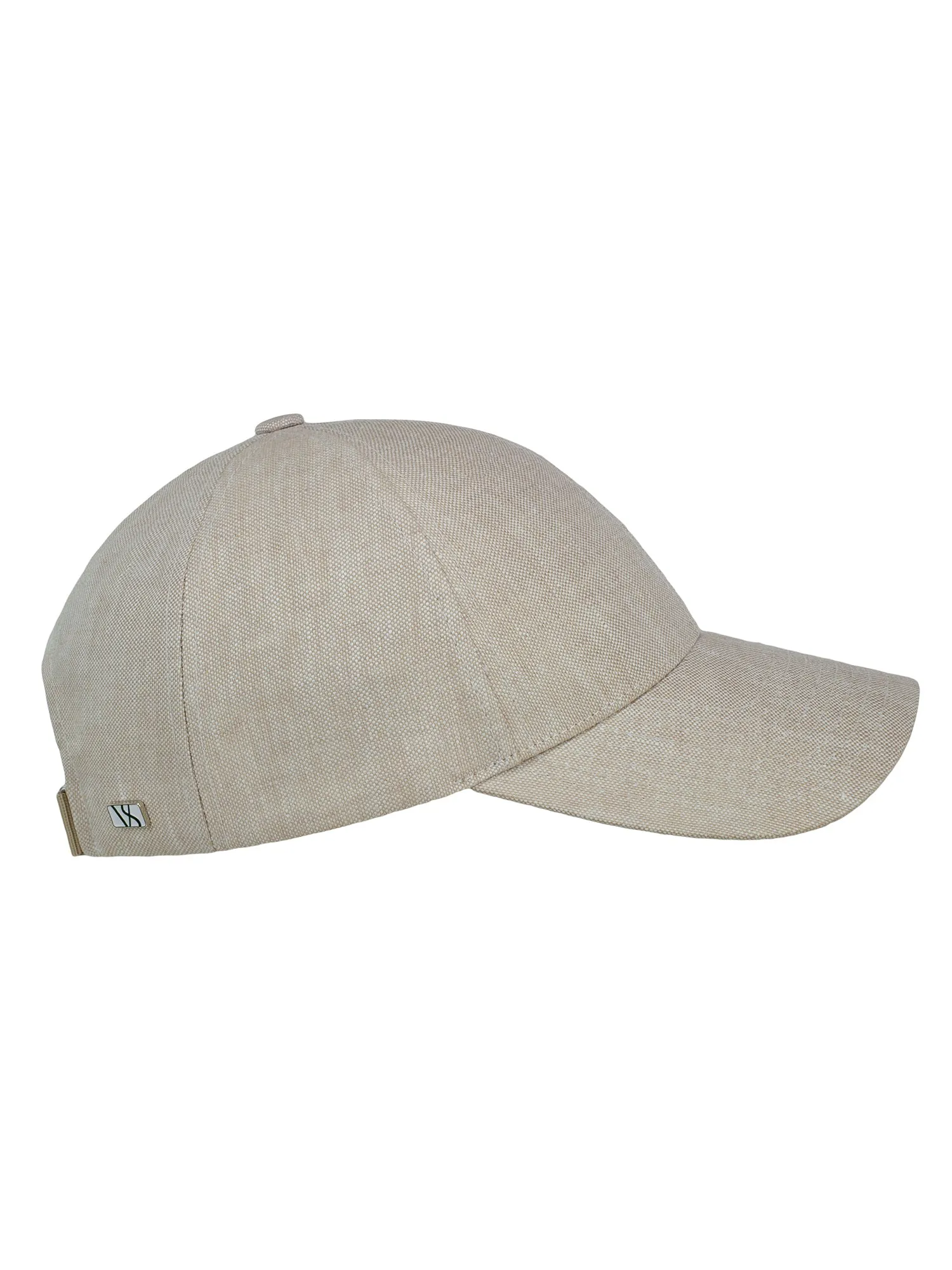 Linen Structured Cap Hampton Beige