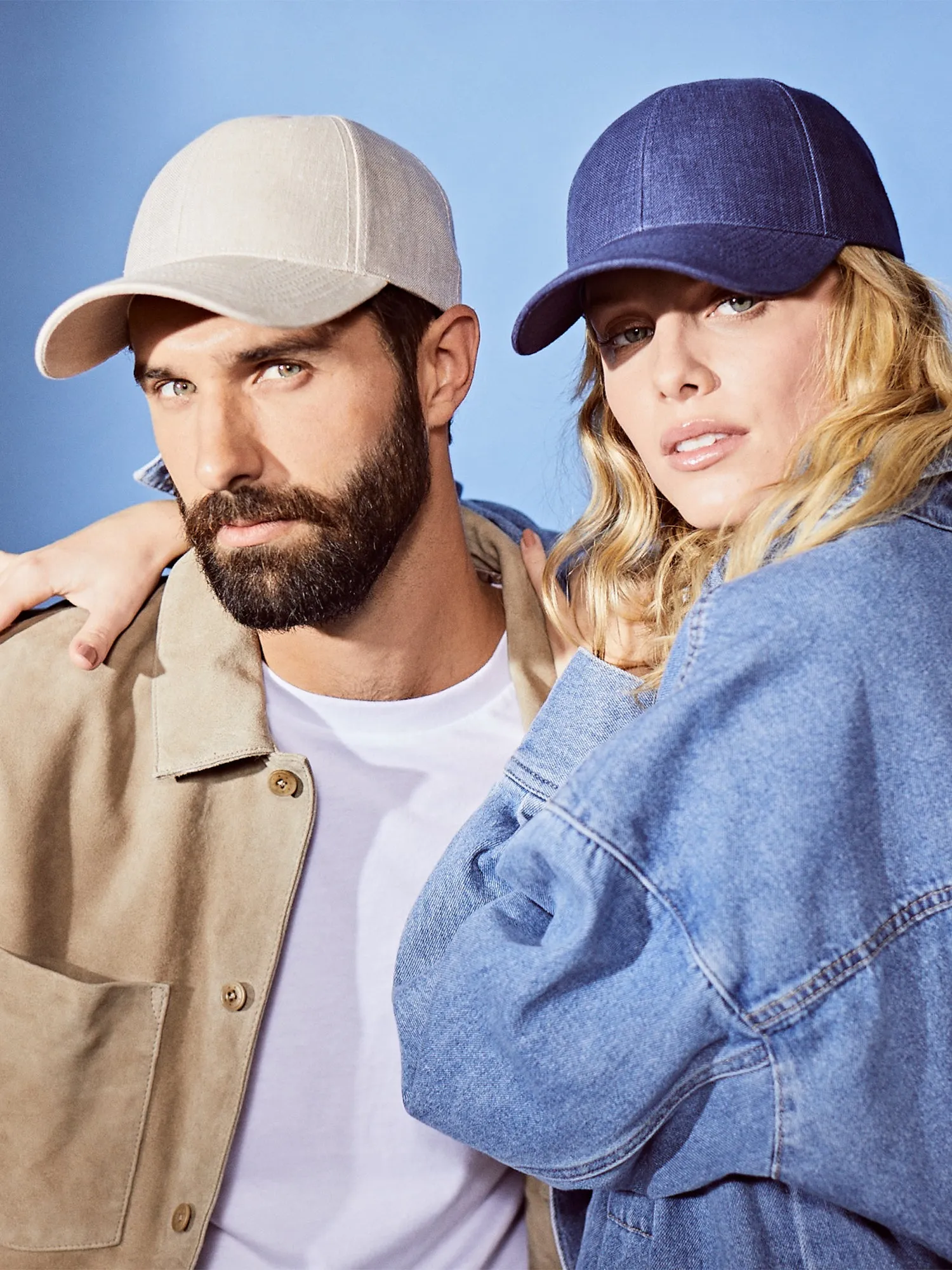 Linen Structured Cap Hampton Beige