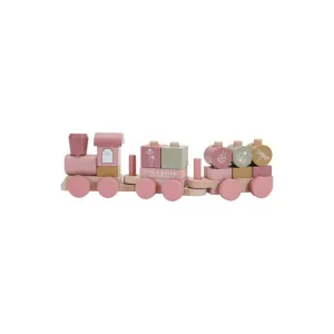 Little Dutch Wooden Stacking Train - Wild Flowers