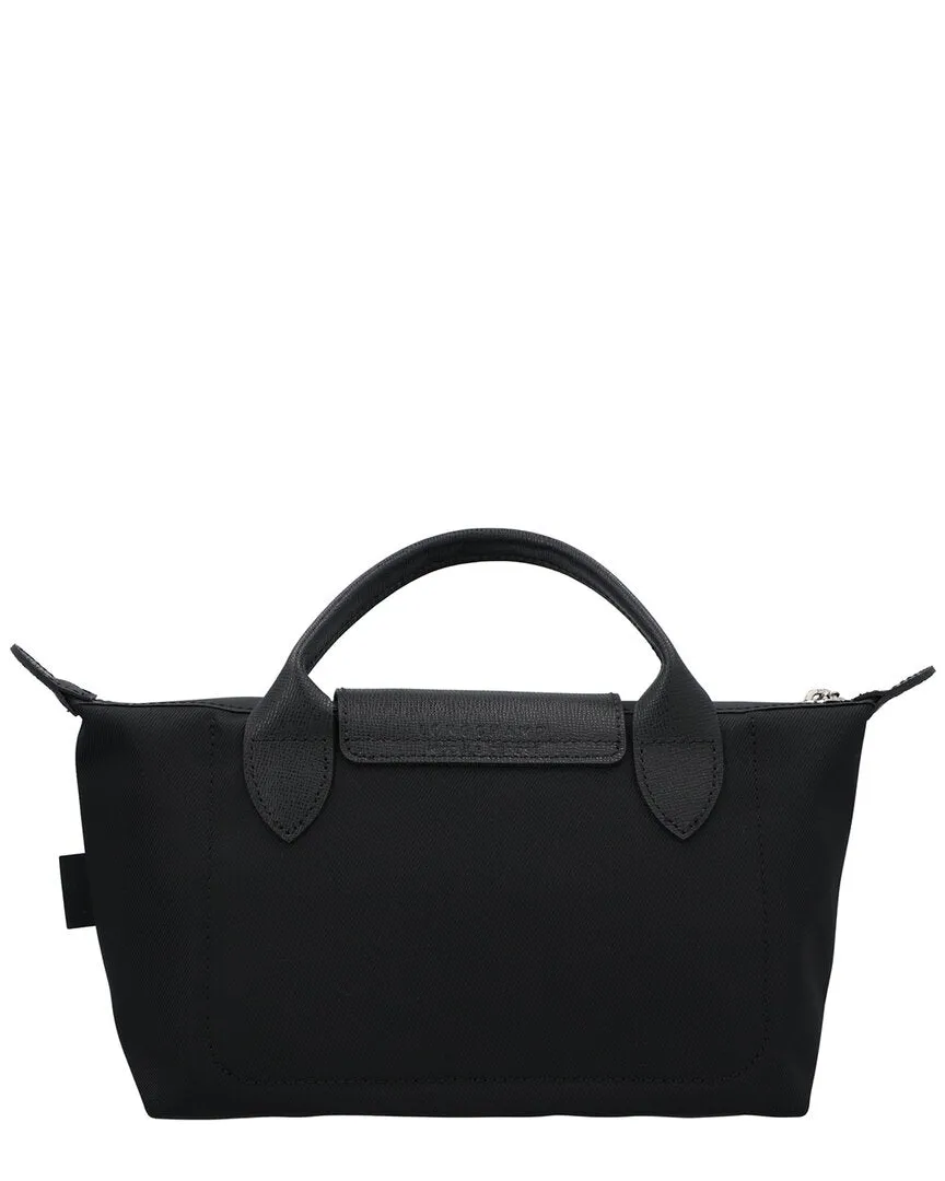 Longchamp Le Pliage Energy Top Handle Canvas & Leather Bag