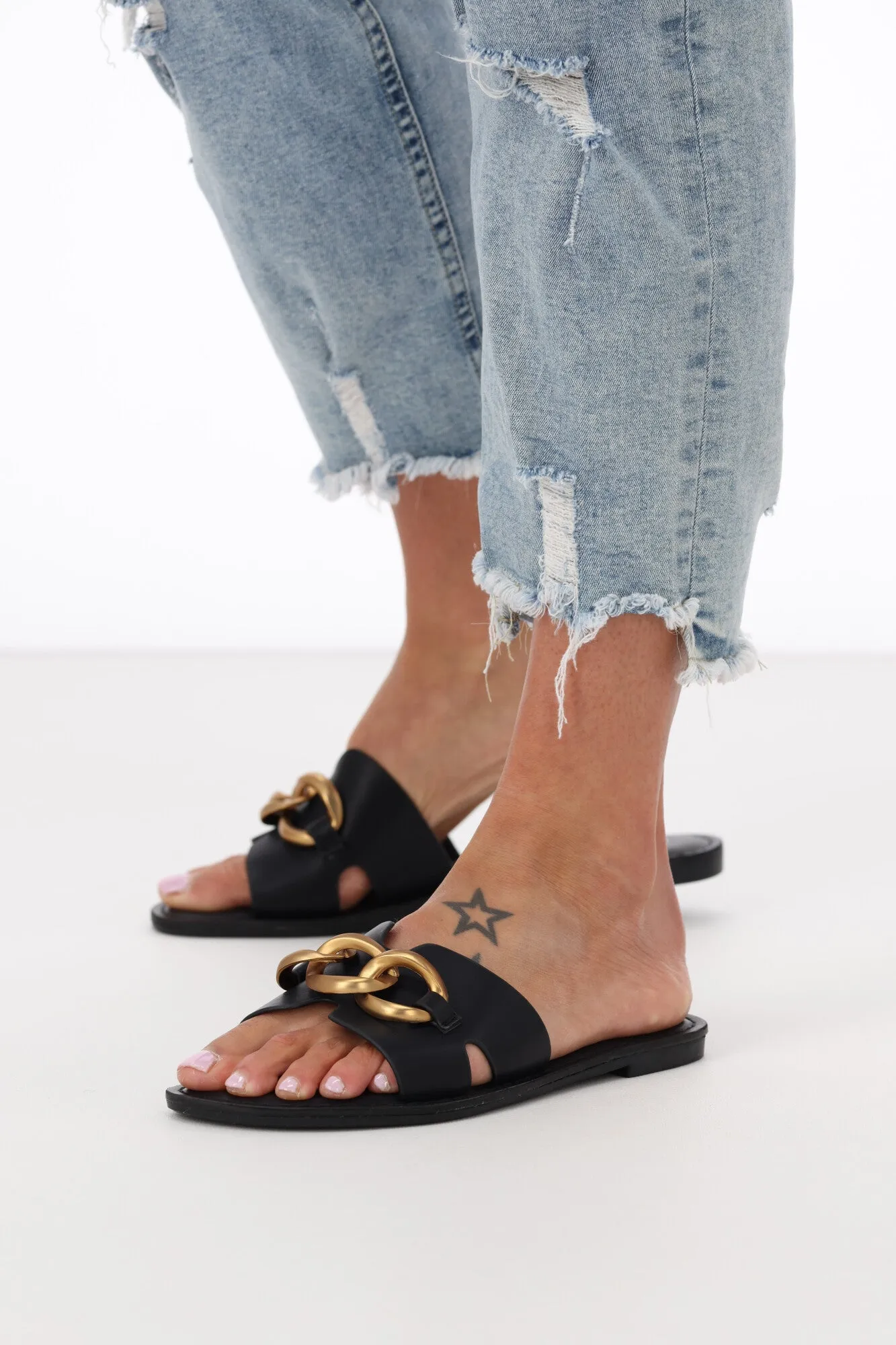 Los Cabos Maiz Sandal Black