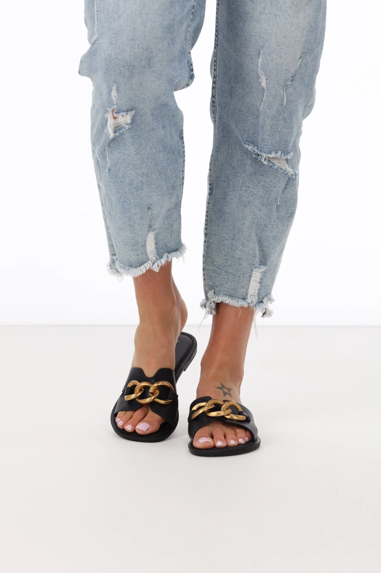 Los Cabos Maiz Sandal Black