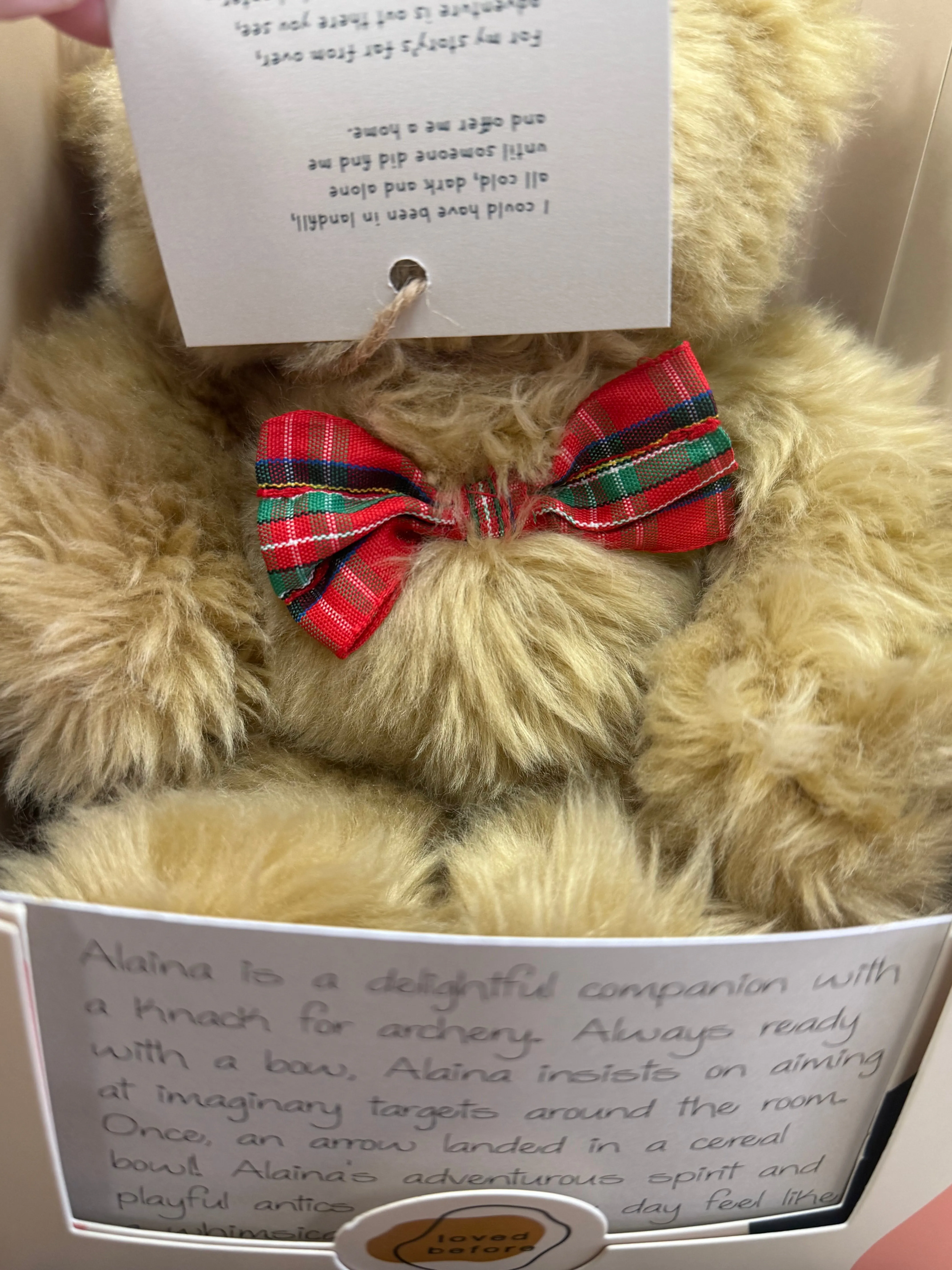 Loved before Alaina Bear