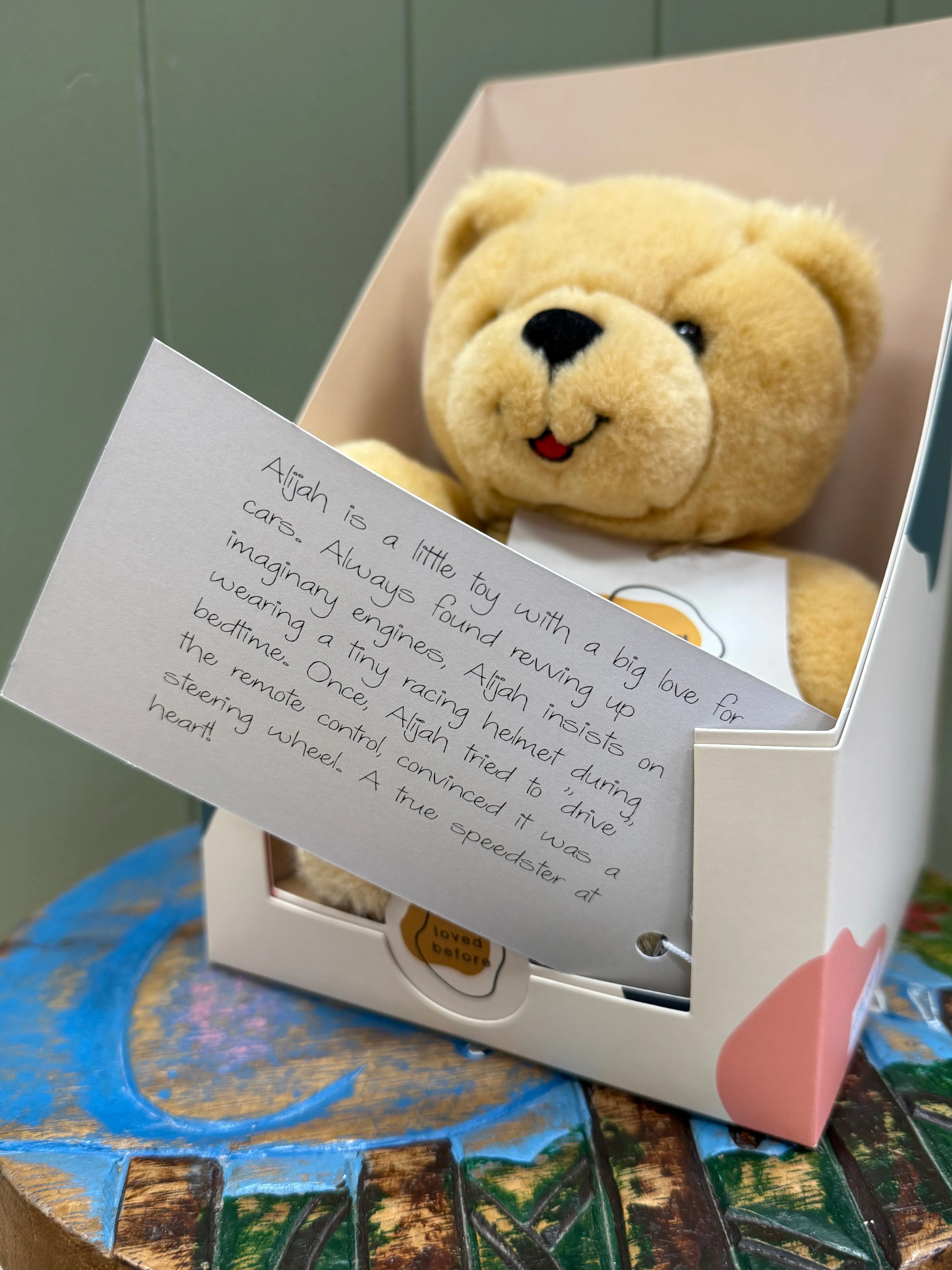 Loved before Alijah bear