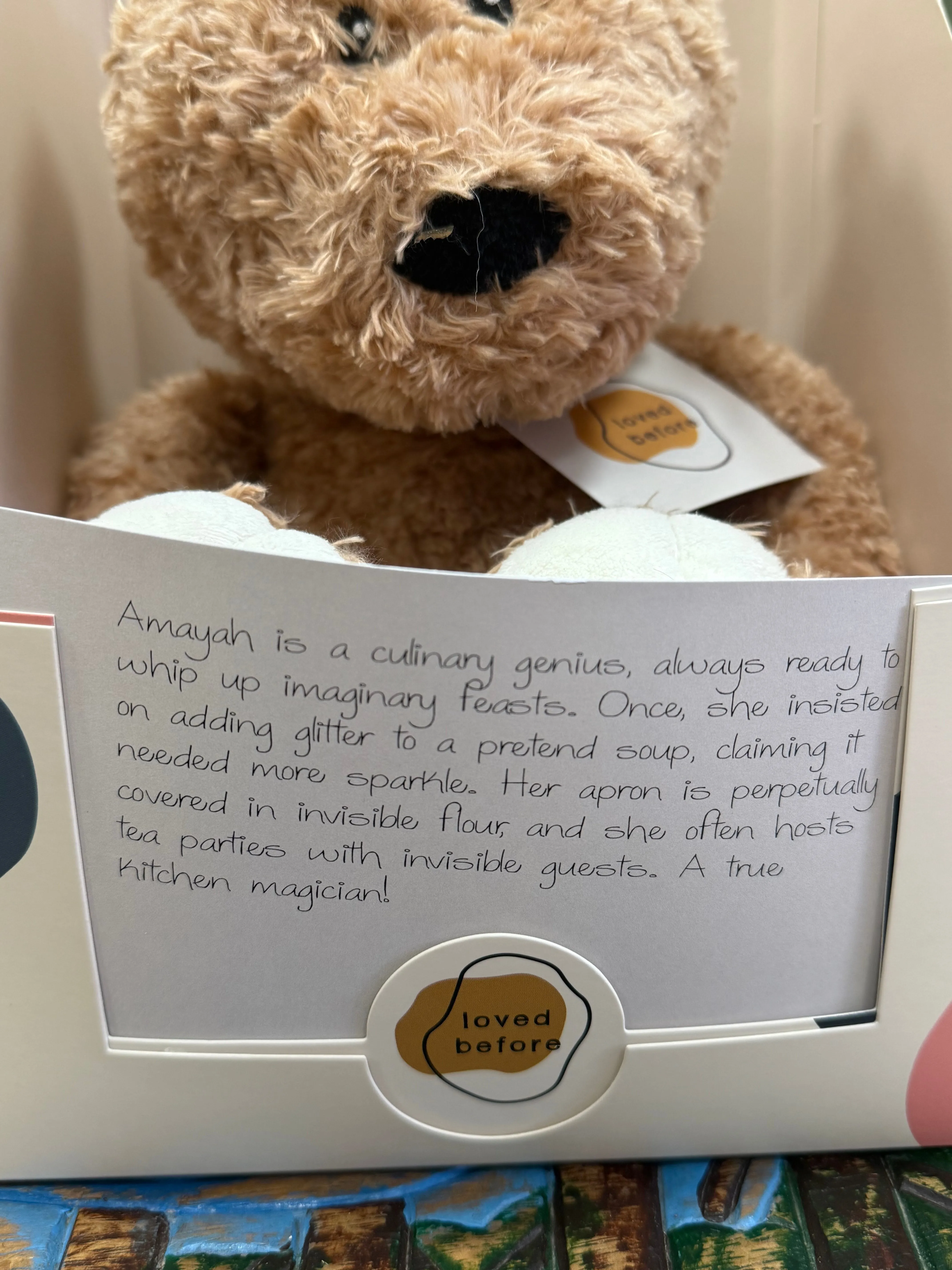 Loved before Amaya Bear