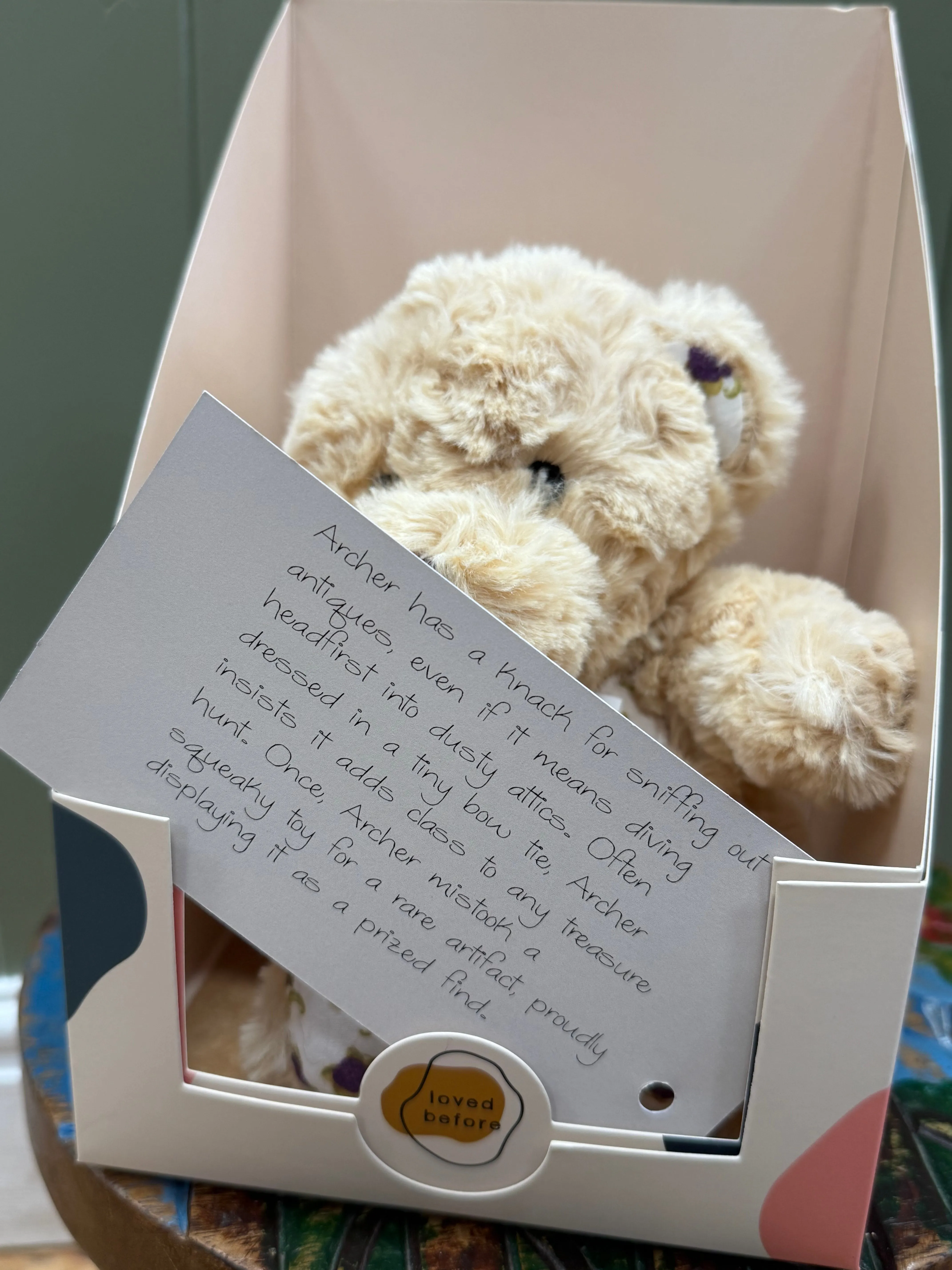 Loved before Archer bear