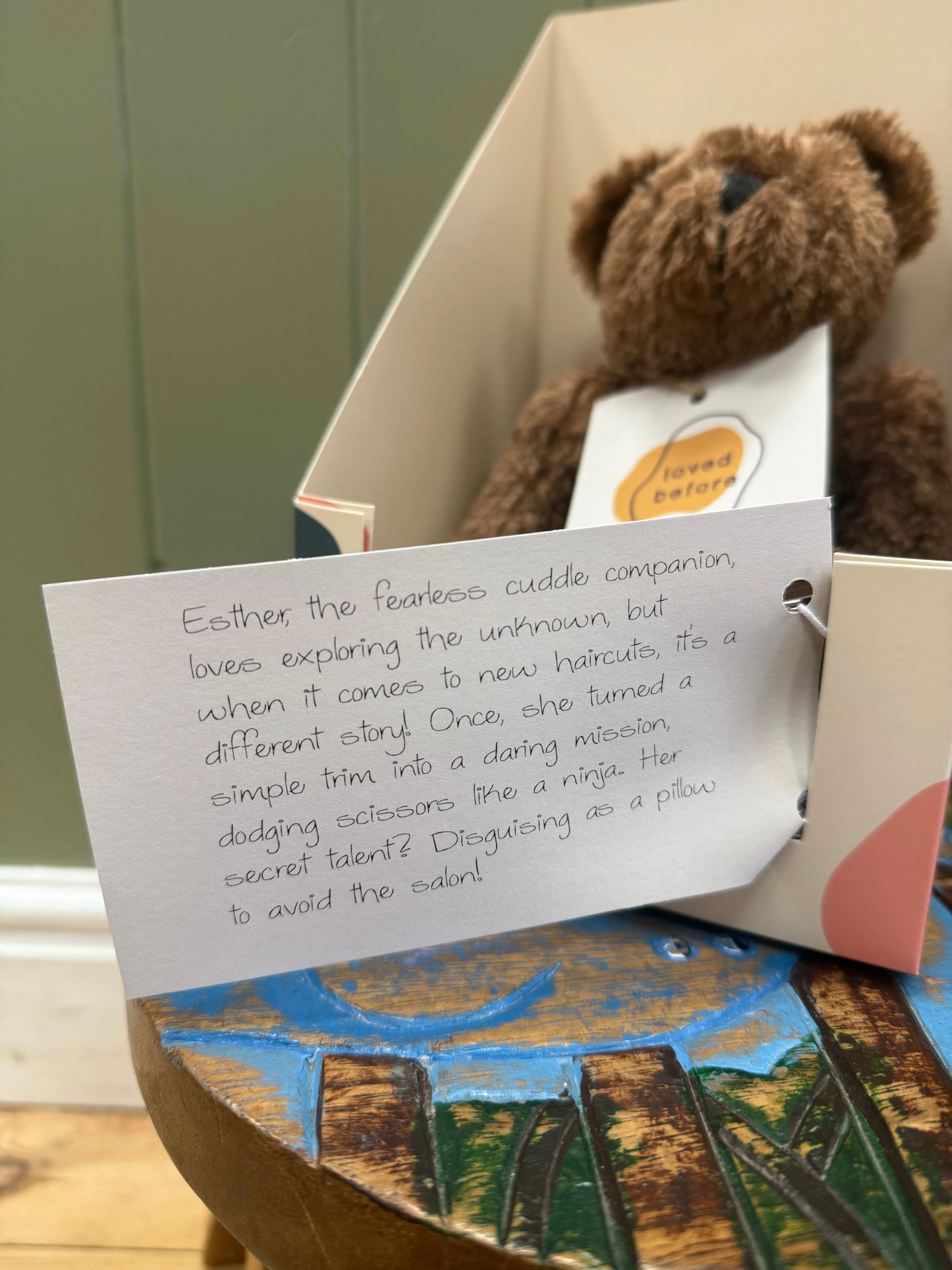 Loved before Esther bear