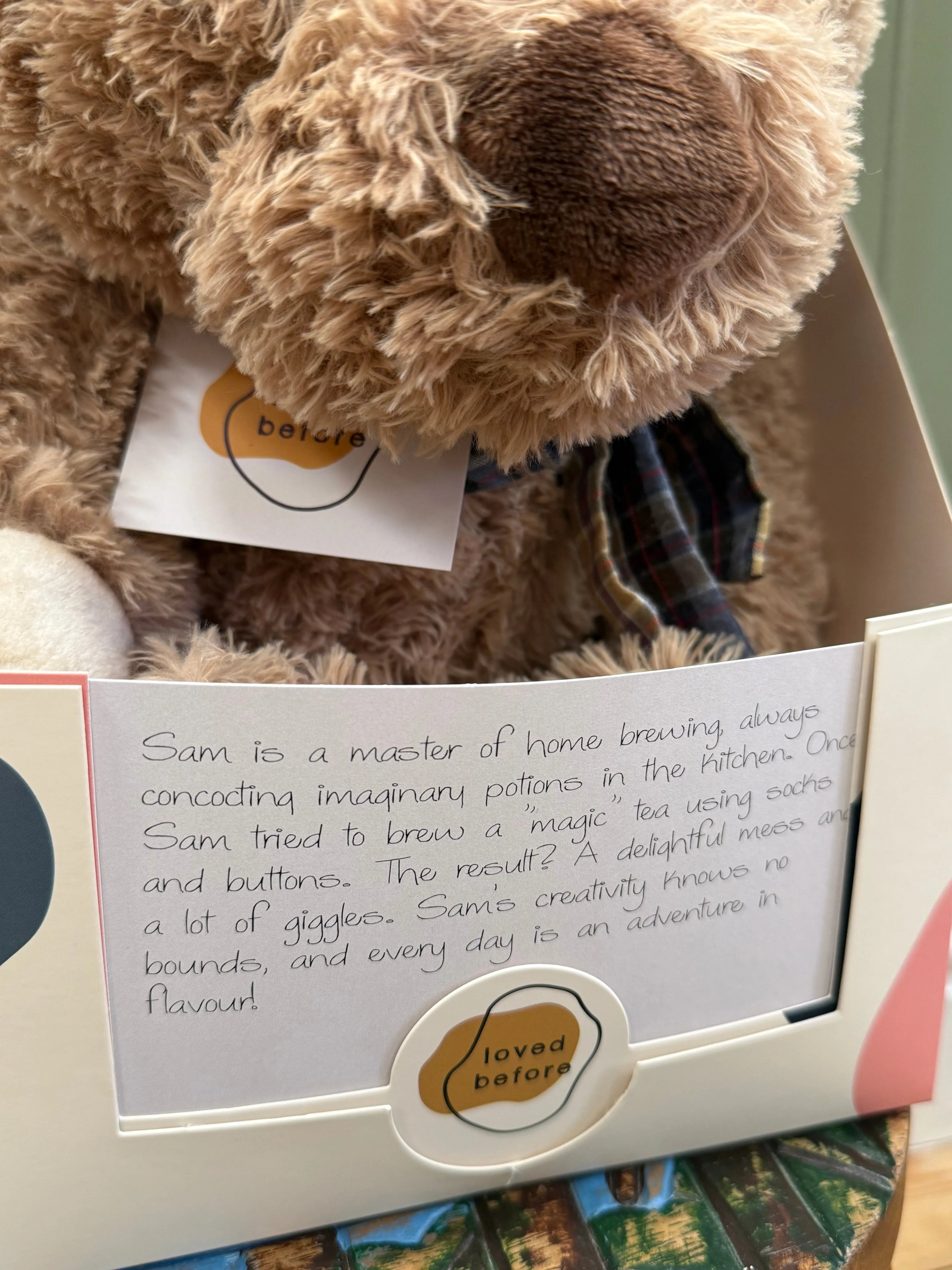 Loved before Sam Bear