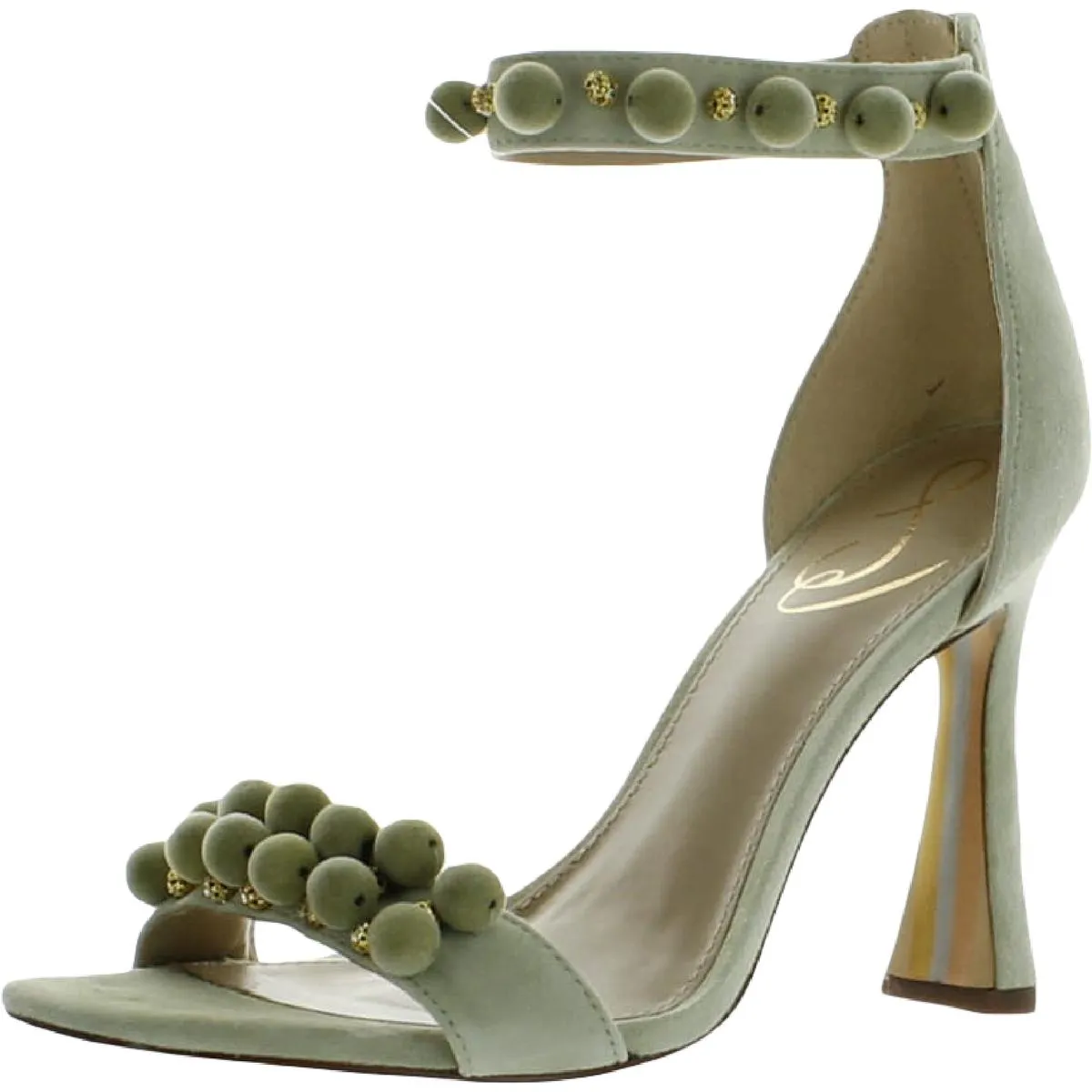 Luella Womens Beaded Heels