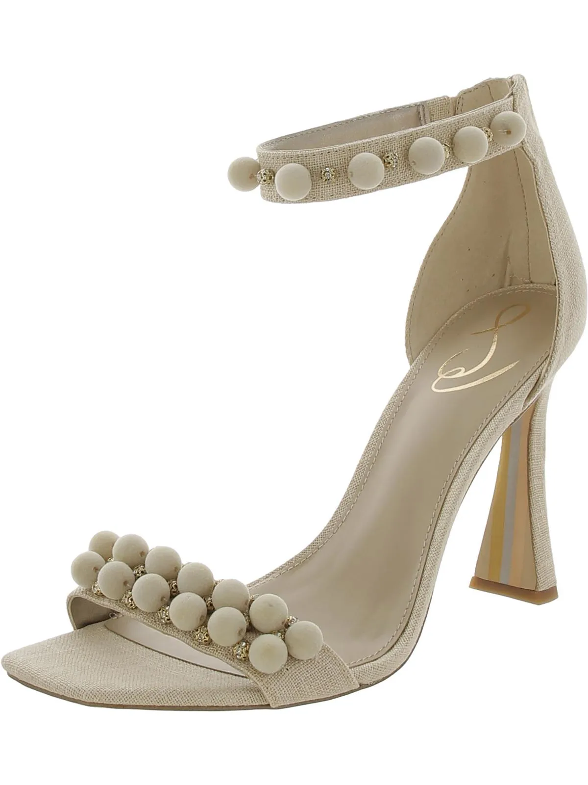 Luella Womens Beaded Heels
