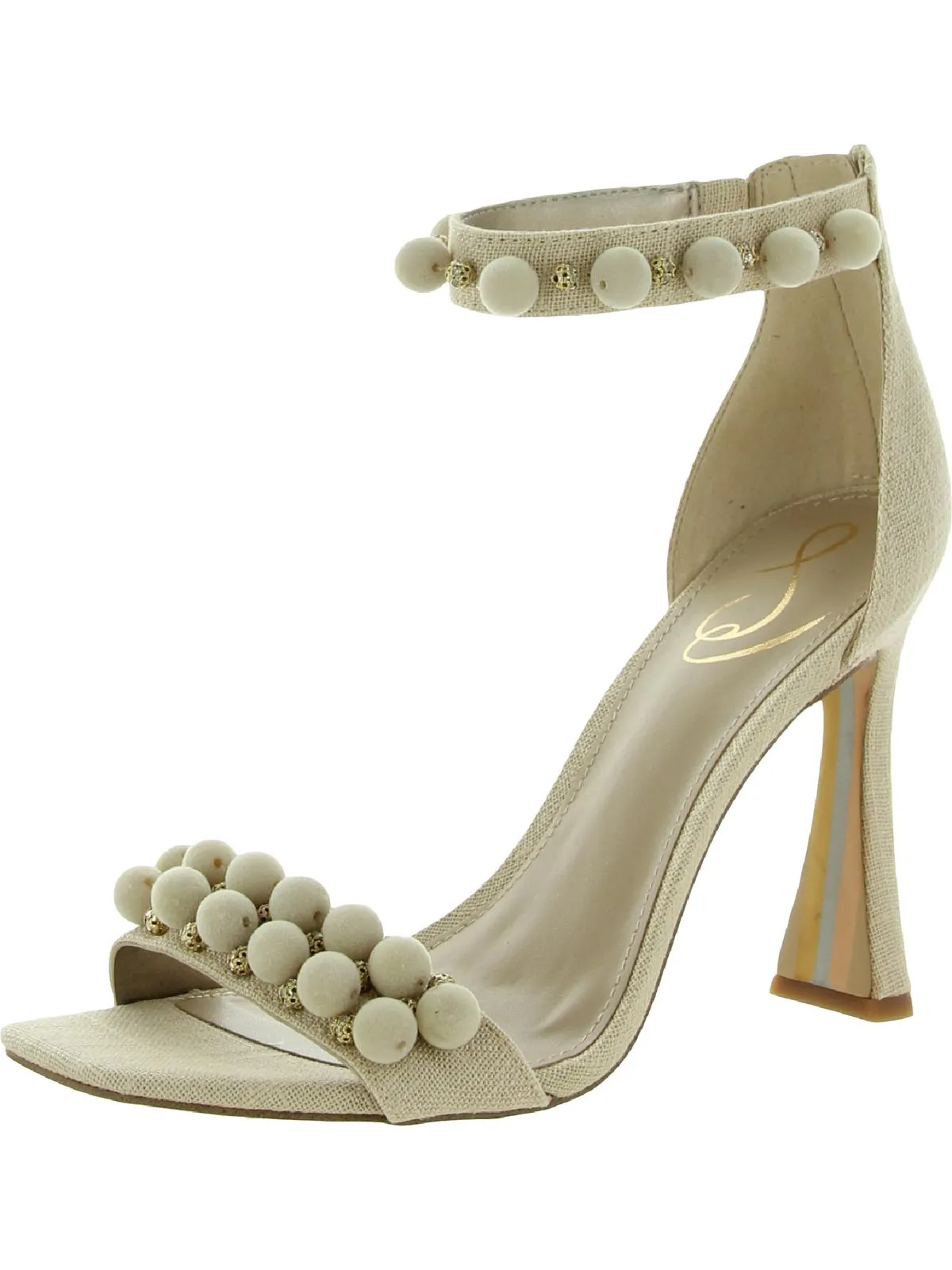 Luella Womens Beaded Heels
