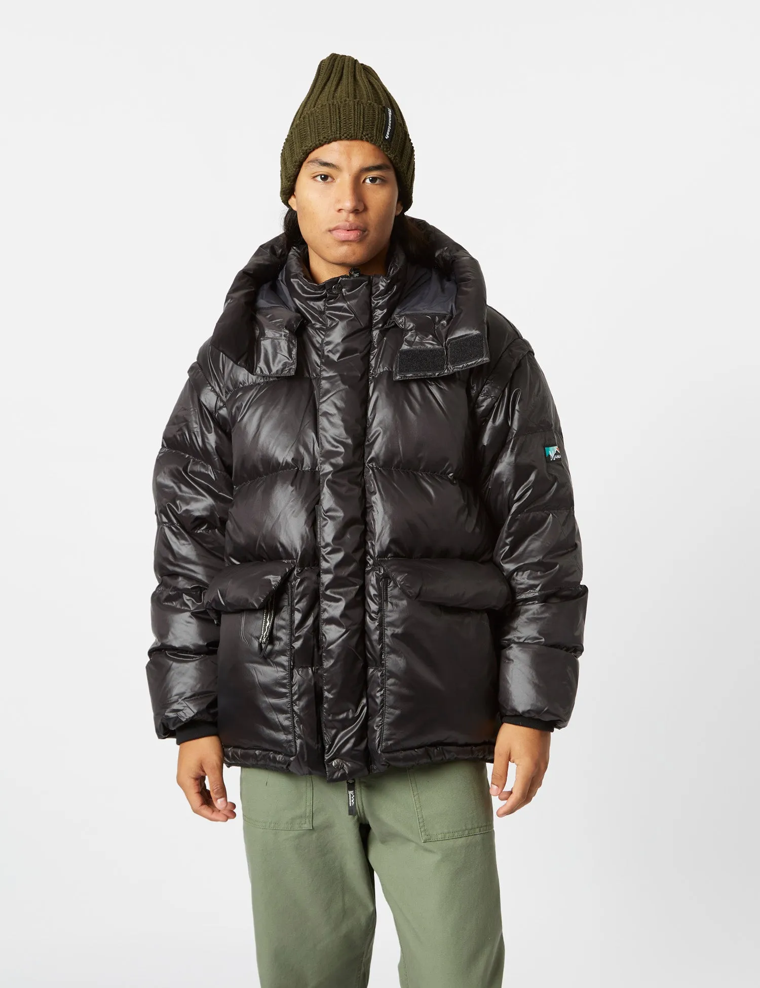 Luxury Feel Manastash 4Way Down Jacket - Black  Today Only!