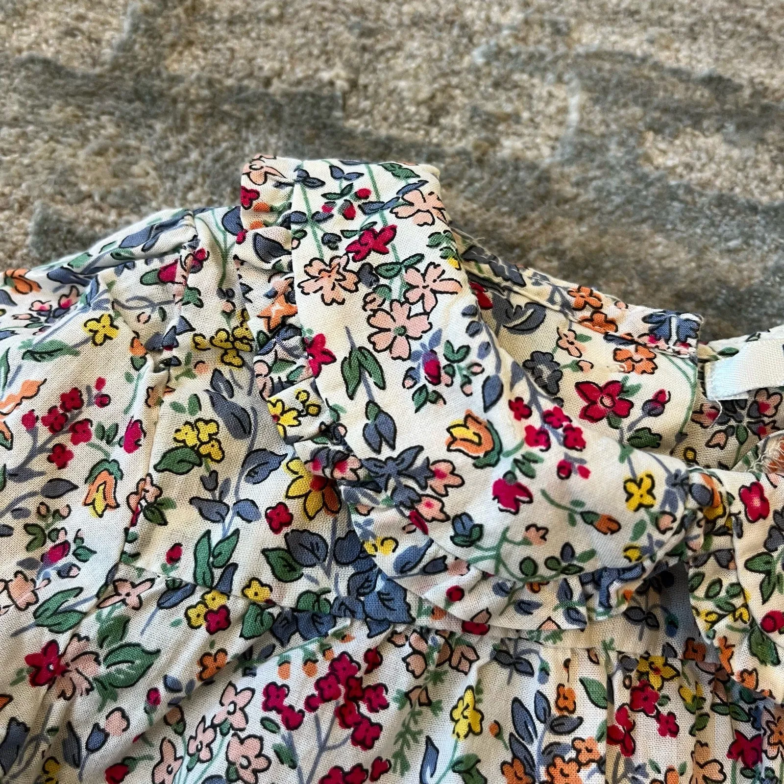 Luxury Feel Mini Boden Cozy Pink Corduroy Pants & Floral Blouse 0-3 Months  Almost Gone!