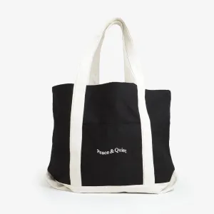 Luxury Feel Museum of Peace and Quiet Wordmark Boat Tote Bag  Almost Sold Out!