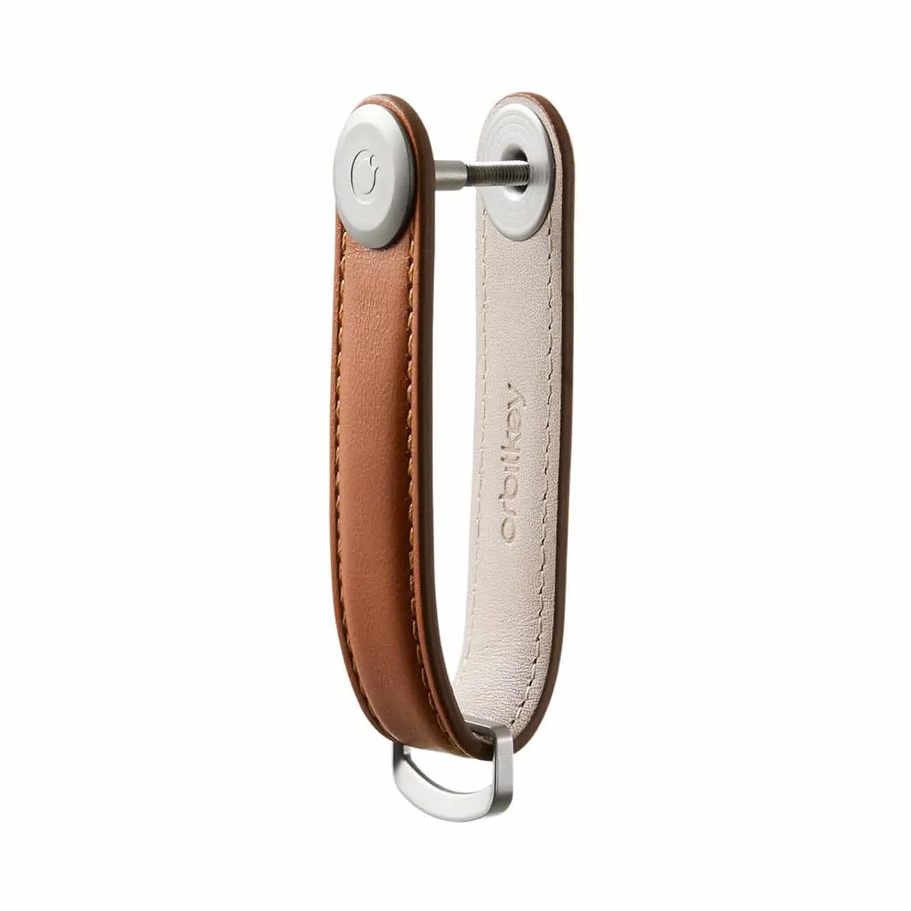 Luxury Feel Orbitkey 2.0 Leather Keyring Cognac / Tan  Almost Gone!