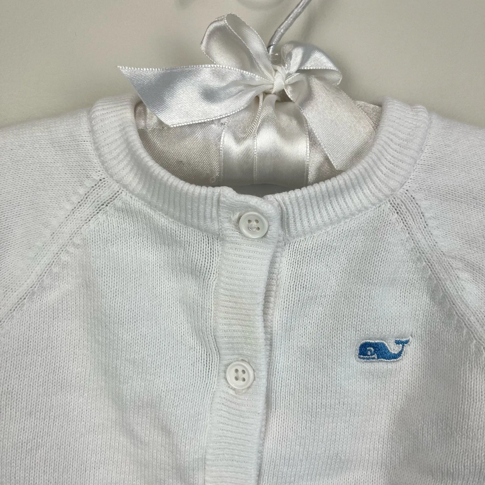 Luxury Feel Vineyard Vines White Cap Cardigan 6-12 Months  Going Fast!