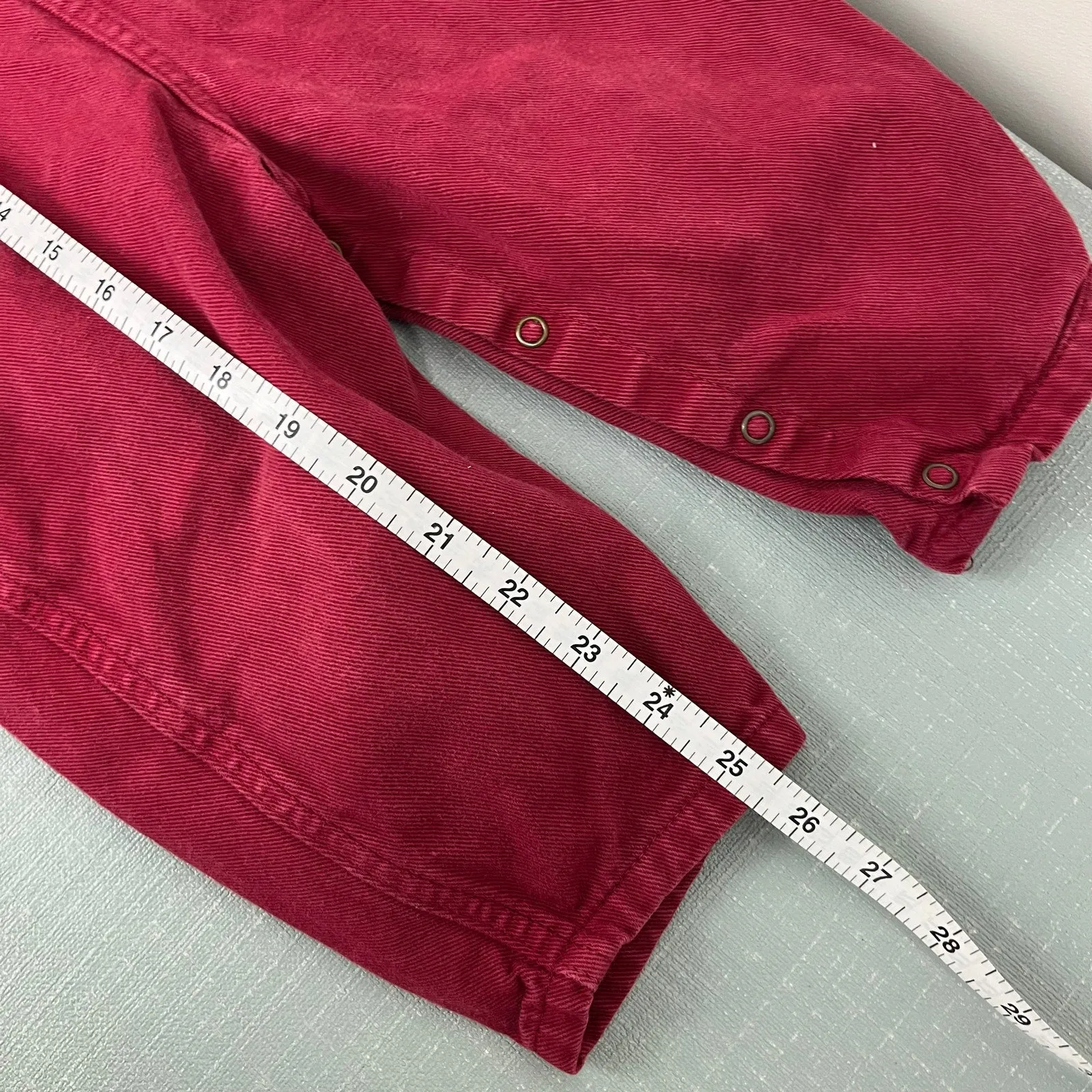 Luxury Feel Vintage Guess Burgundy Red Overalls 24 Months USA  Limited Release!