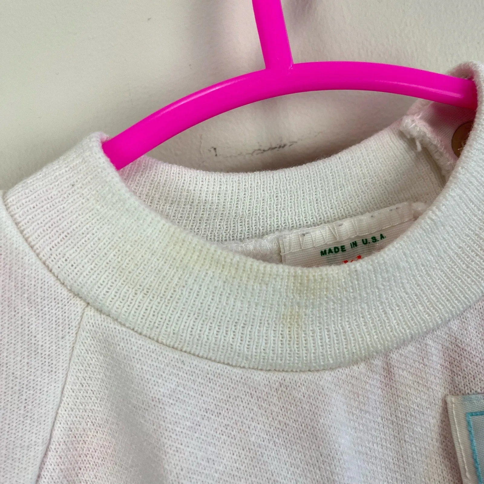 Luxury Feel Vintage Health-tex 100% Baby Sweatshirt 6 Months USA  Stylish & Comfortable