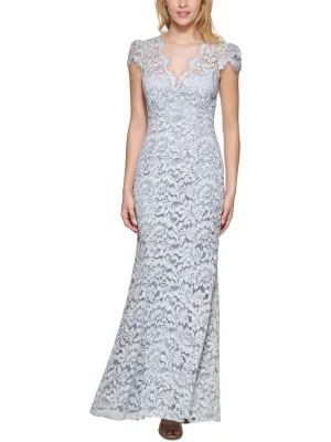 Luxury Feel Womens Lace Long Evening Dress  Almost Sold Out!