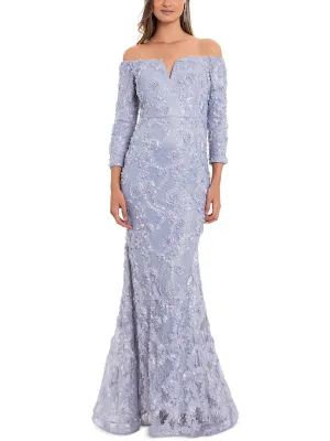 Luxury Feel Womens Lace Maxi Evening Dress  Almost Sold Out!
