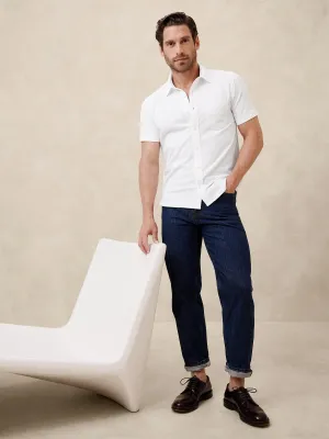 Luxury-Touch Polo Banana Republic