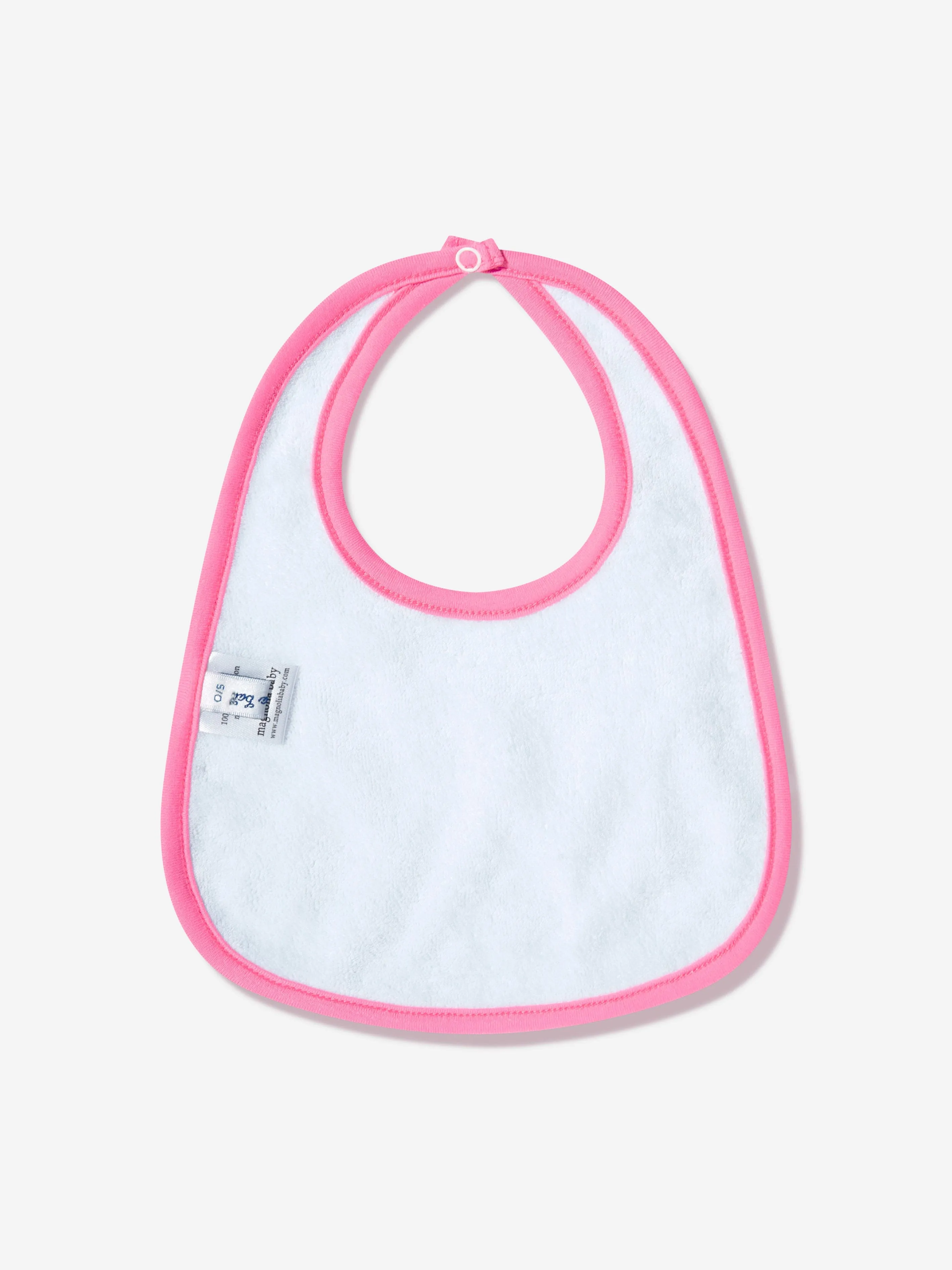 Magnolia Baby Baby Girls Dreamy Unicorns Bib in Pink