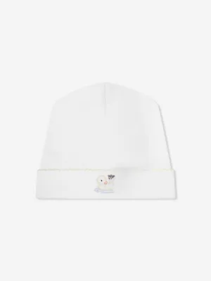 Magnolia Baby Baby Vintage Duckies Embroidered Hat in White
