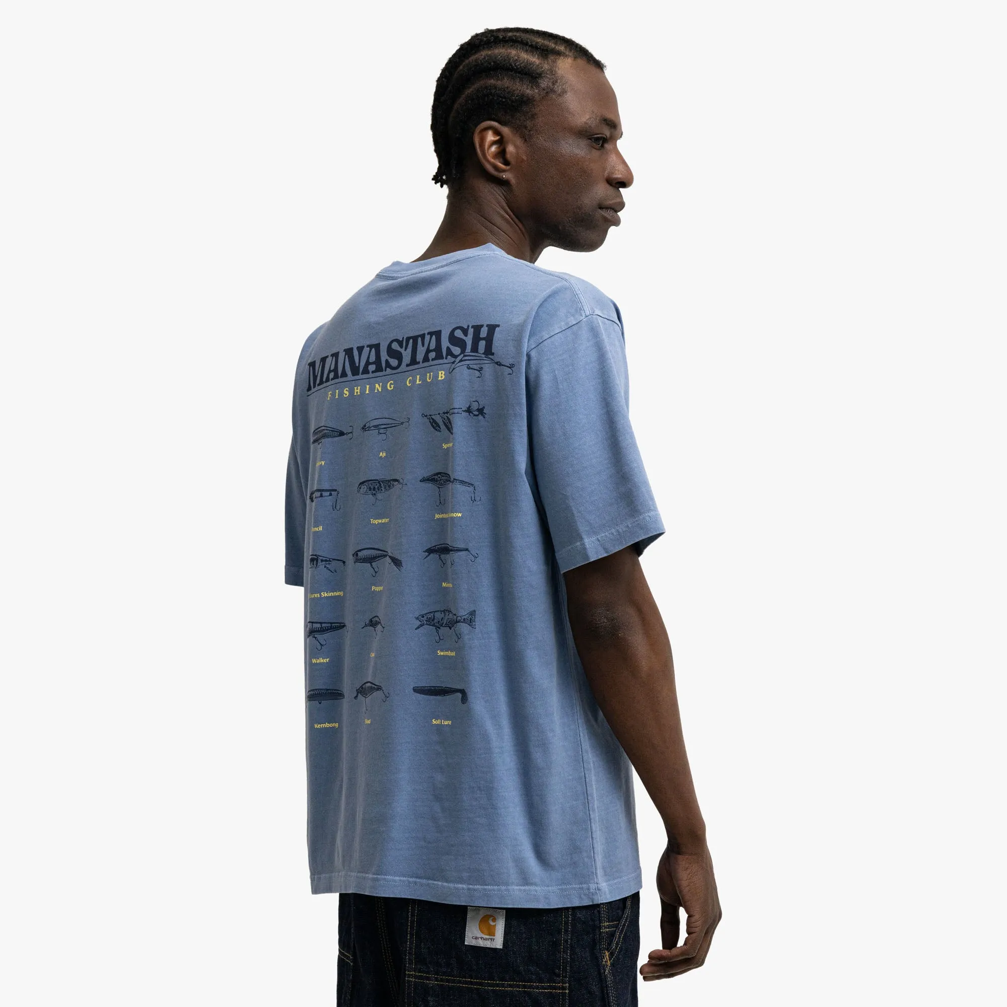 Manastash Pumice Lure T-Shirt Blue